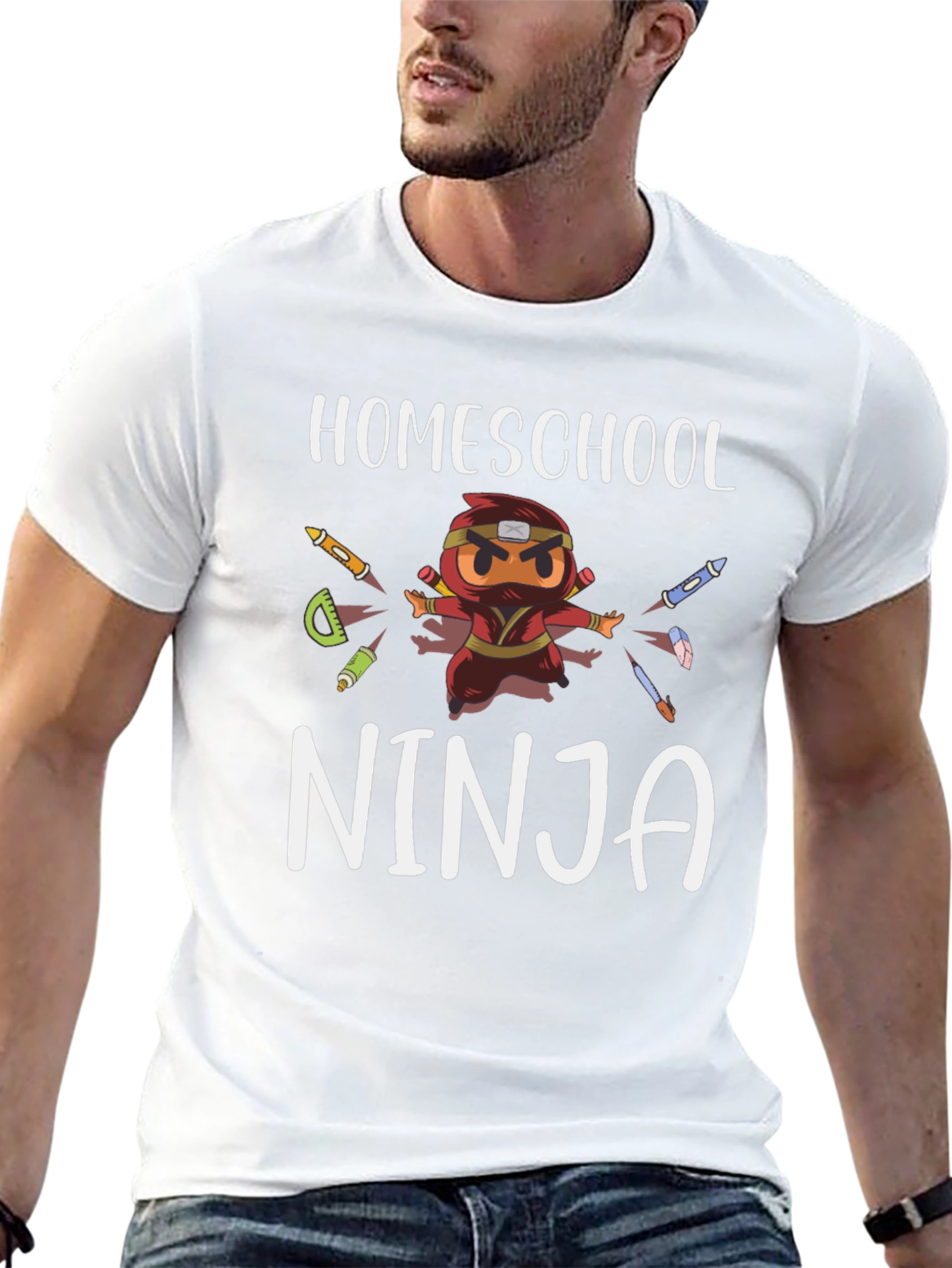 Homeschool Ninja T-Shirt - Black Graphic Tee