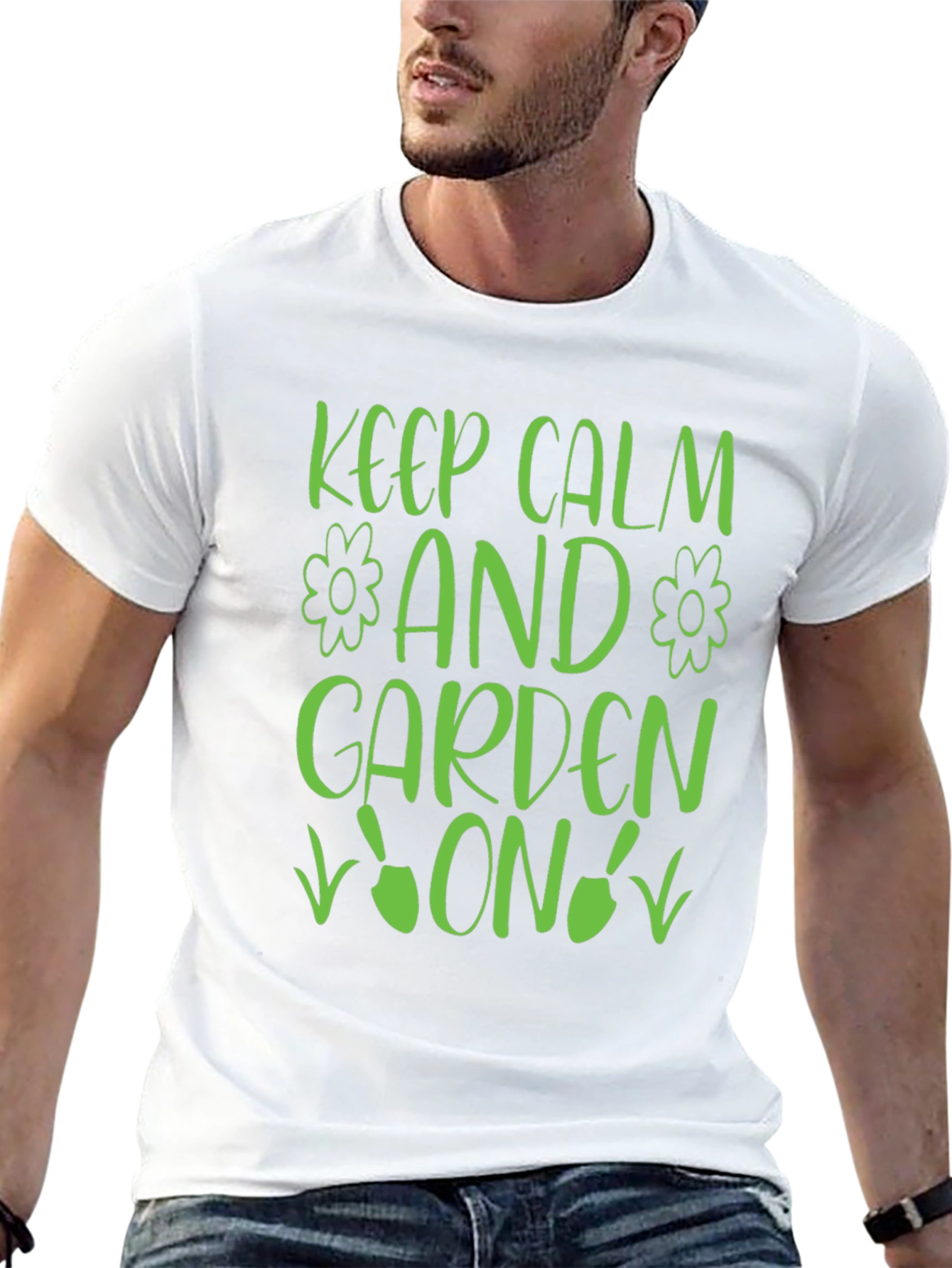 Keep Calm & Garden On Graphic T-Shirt