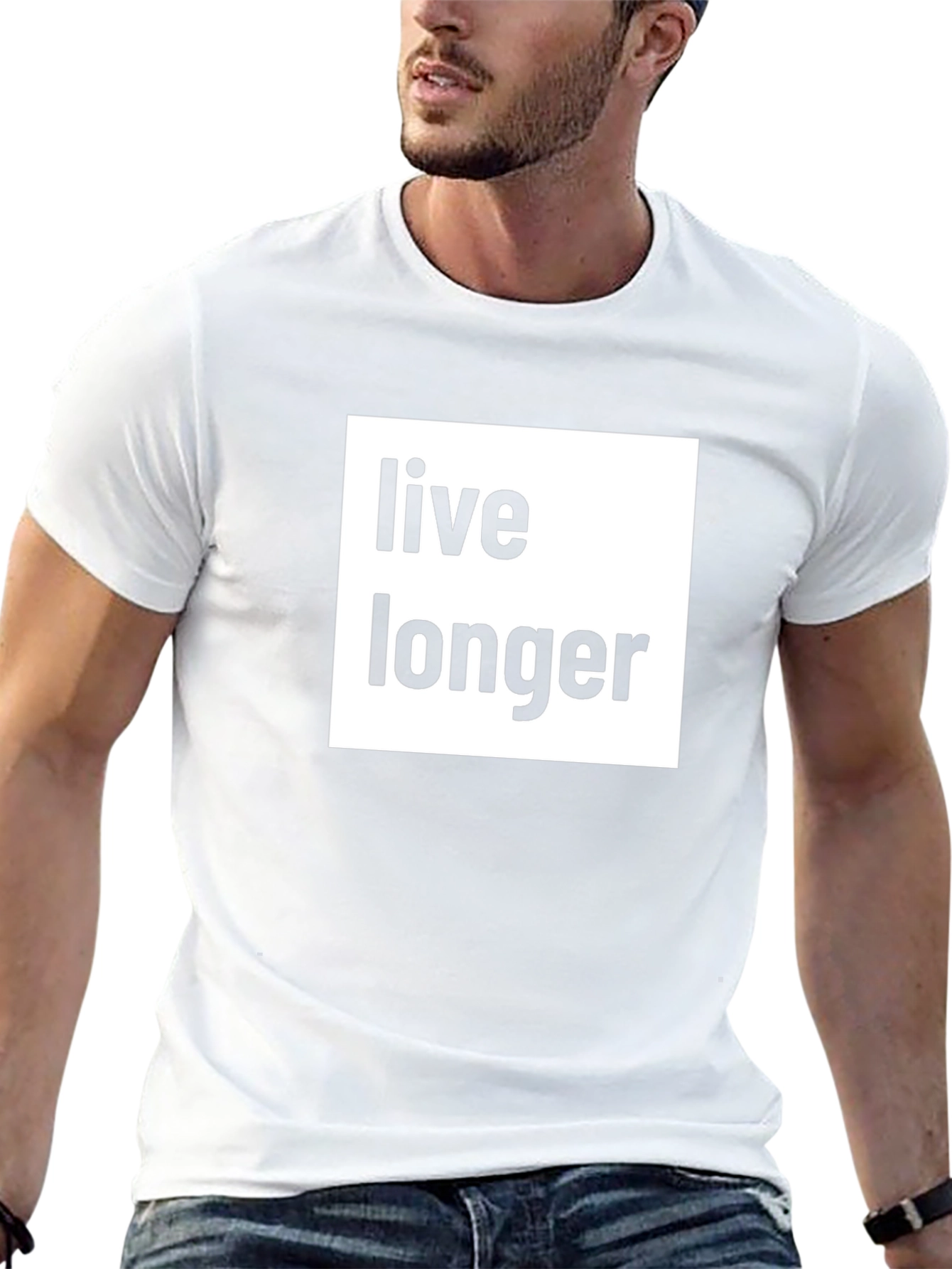 Live Longer Graphic Tee - Black