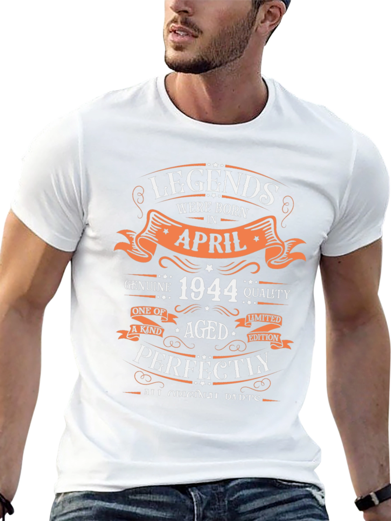 Legends Born in April 1944 Graphic T-Shirt