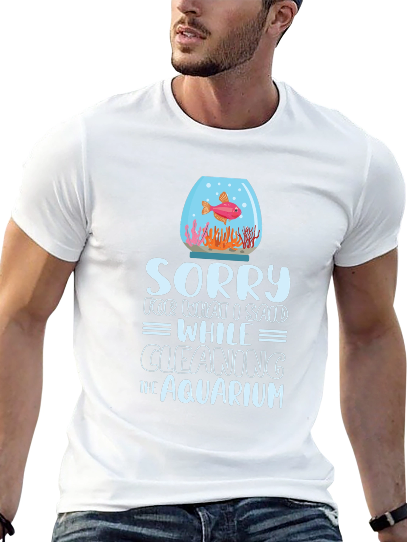 Funny Aquarium Cleaning T-Shirt