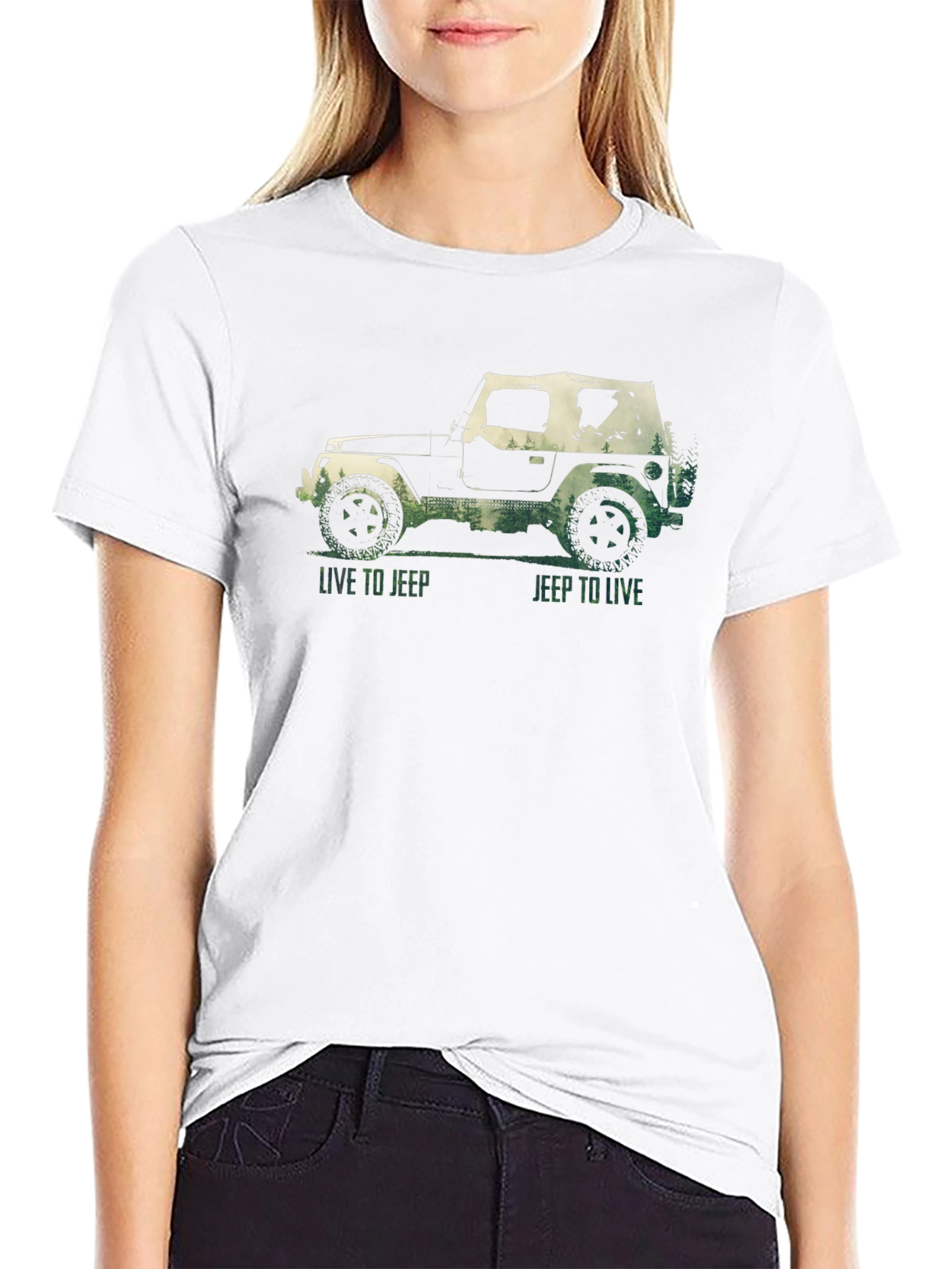 Live to Jeep Graphic T-Shirt