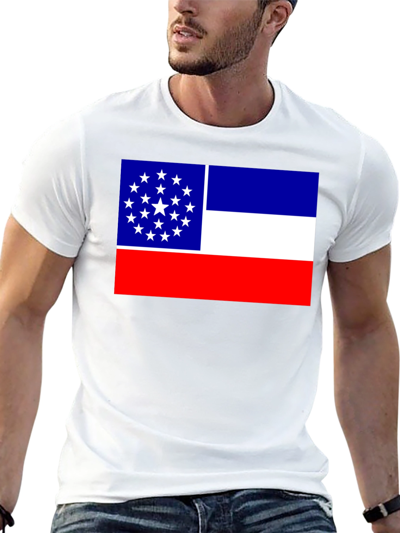 Mississippi Flag Graphic T-Shirt