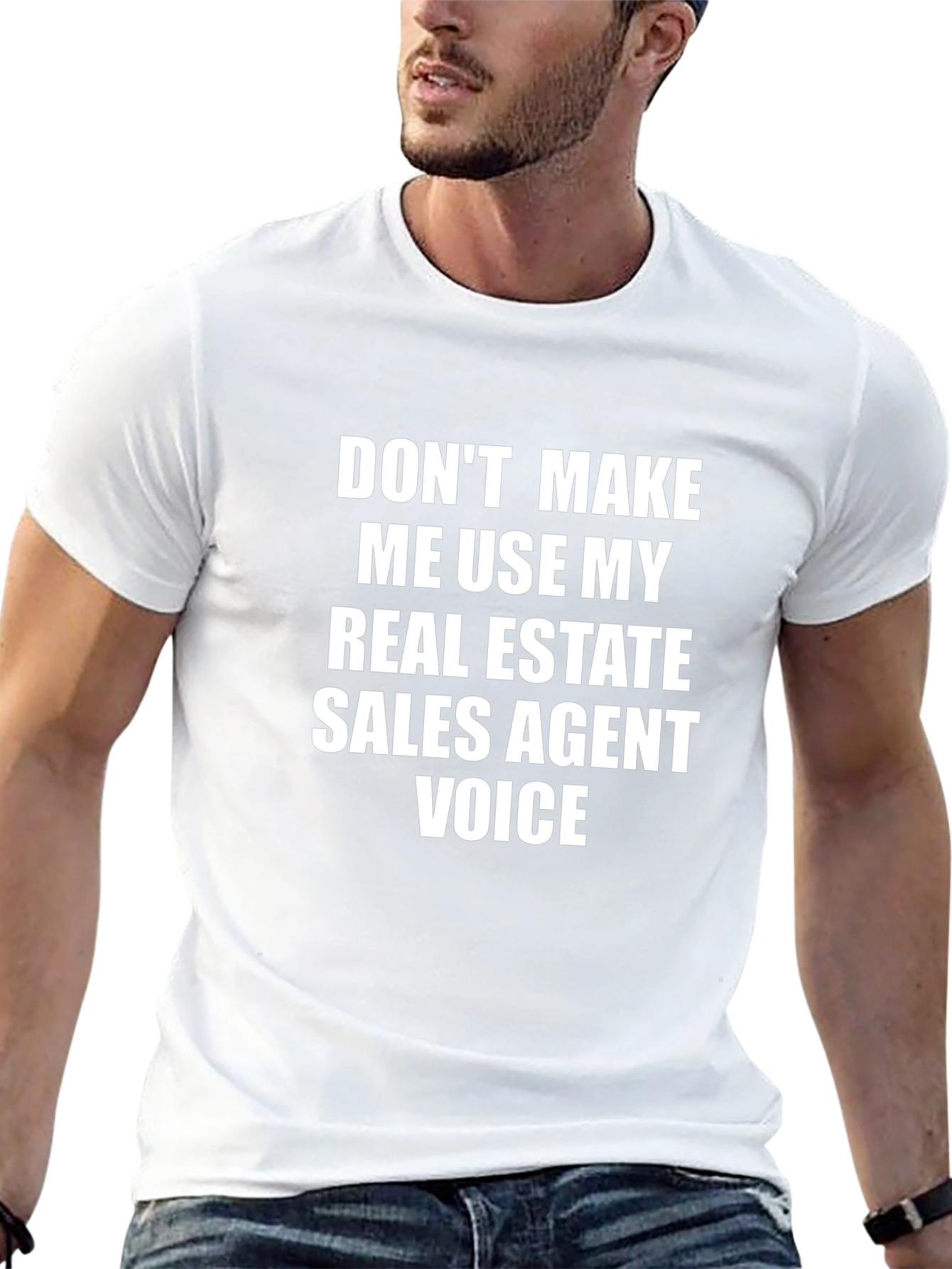 Real Estate Sales Agent Voice T-Shirt