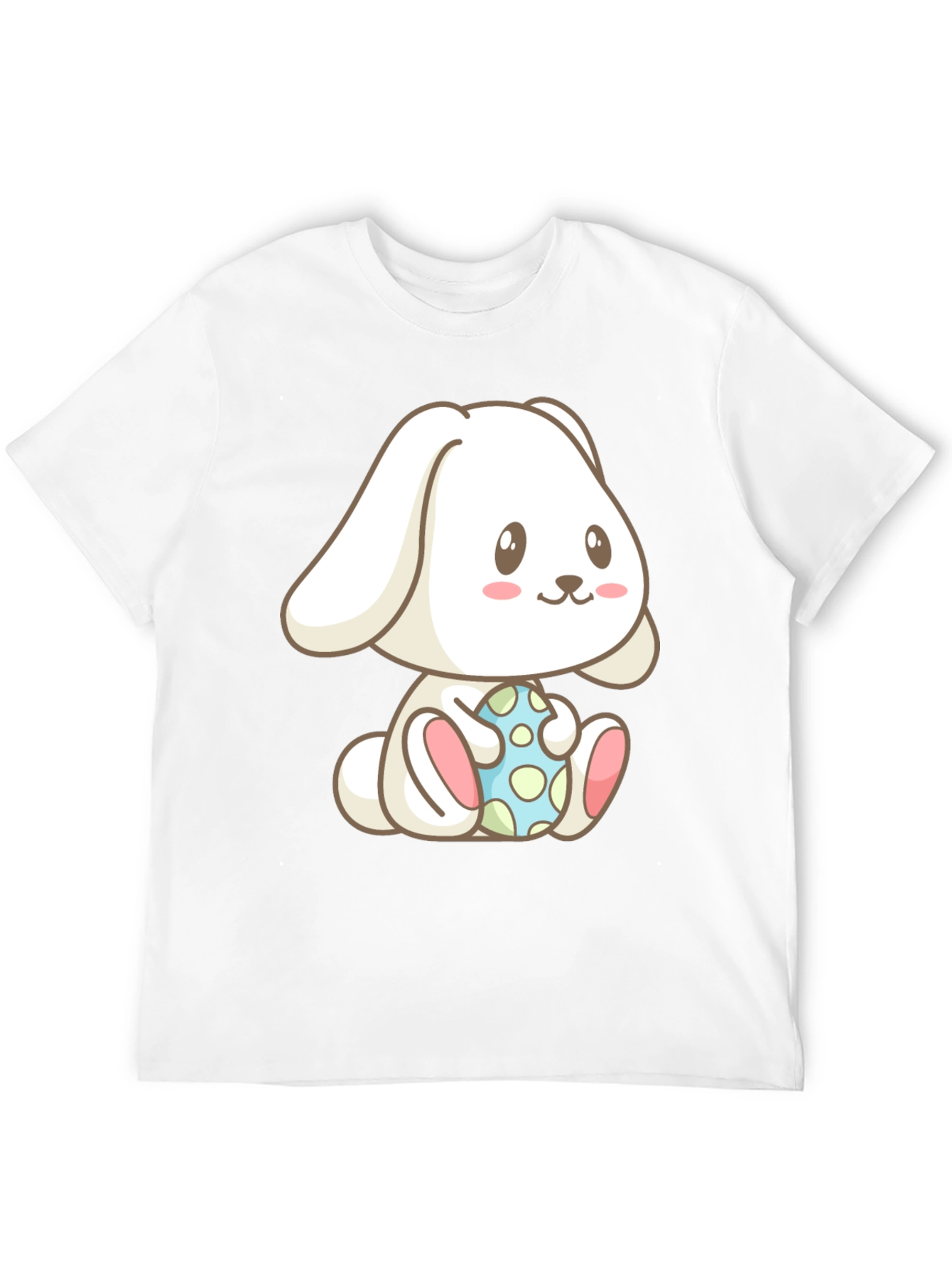 Cute Bunny with Easter Egg Graphic T-Shirt
