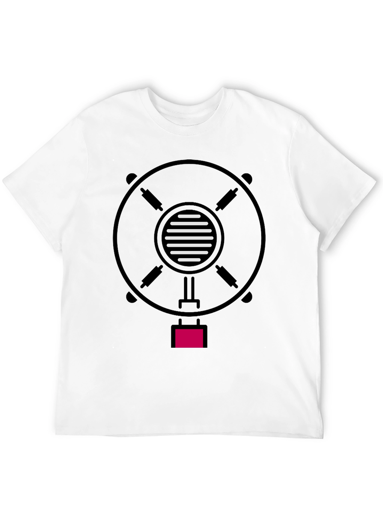 Graphic Print Black T-Shirt