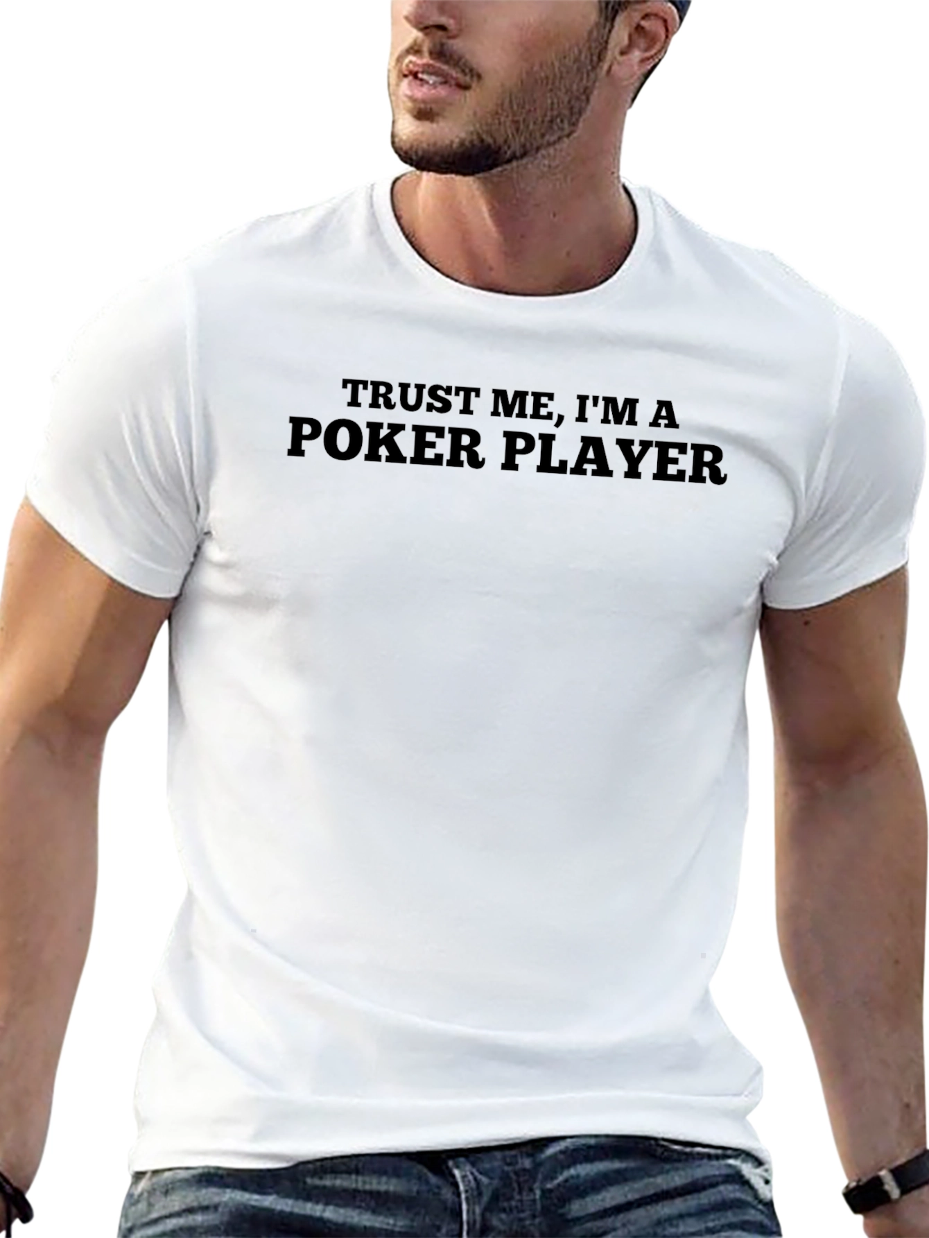 Poker Player Graphic T-Shirt - Trust Me Tee