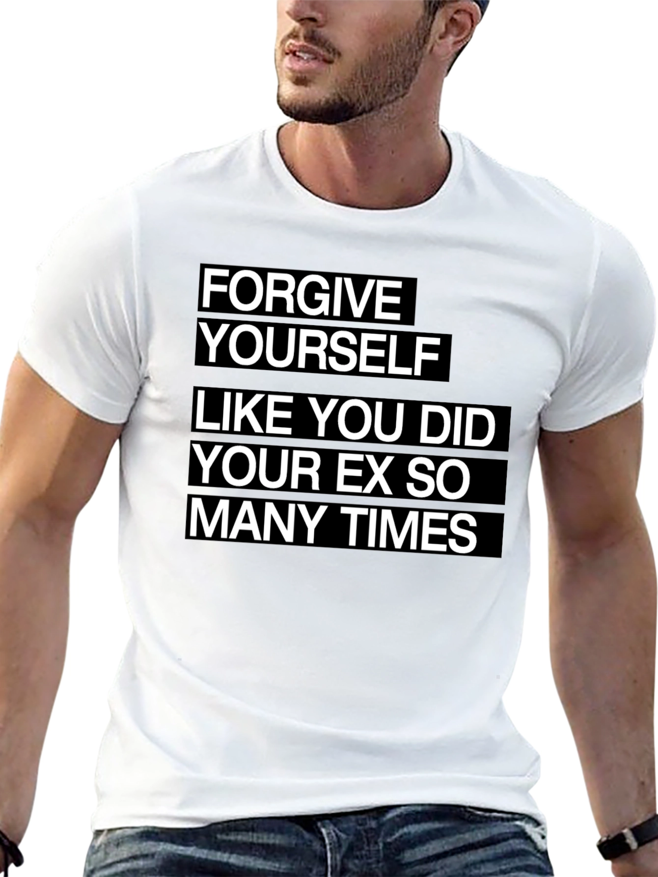 Forgive Yourself Funny Graphic Tee
