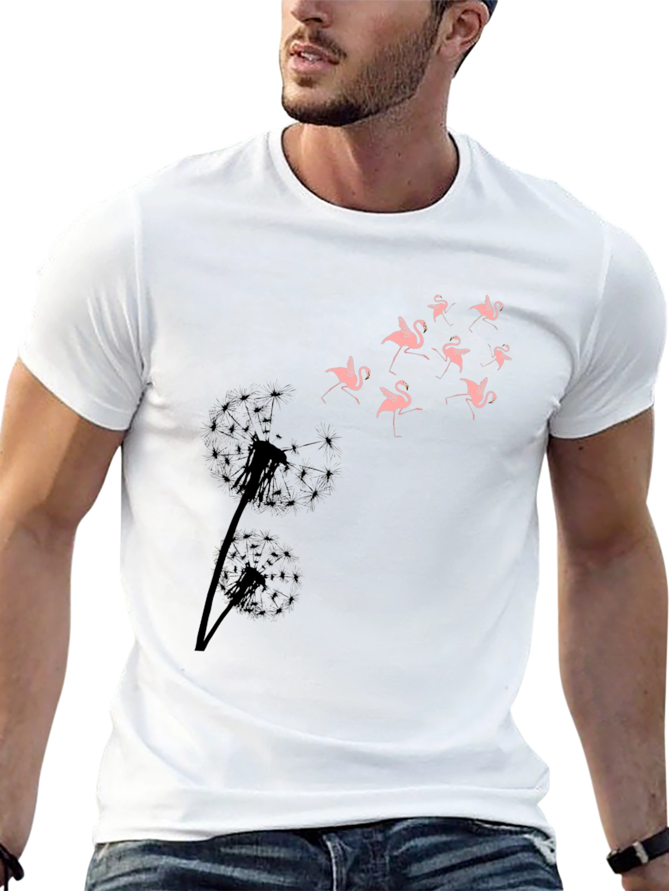 Dandelion Flamingo T-Shirt