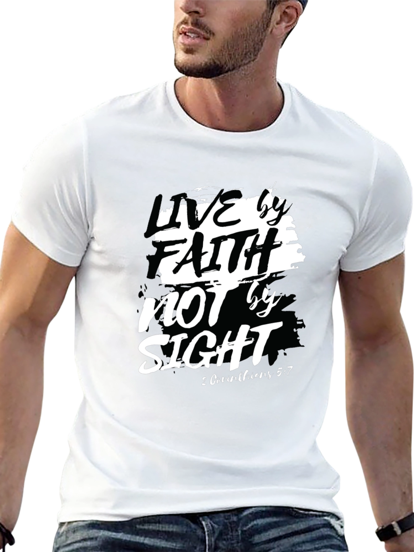 Faith Over Sight T-Shirt - Christian Apparel