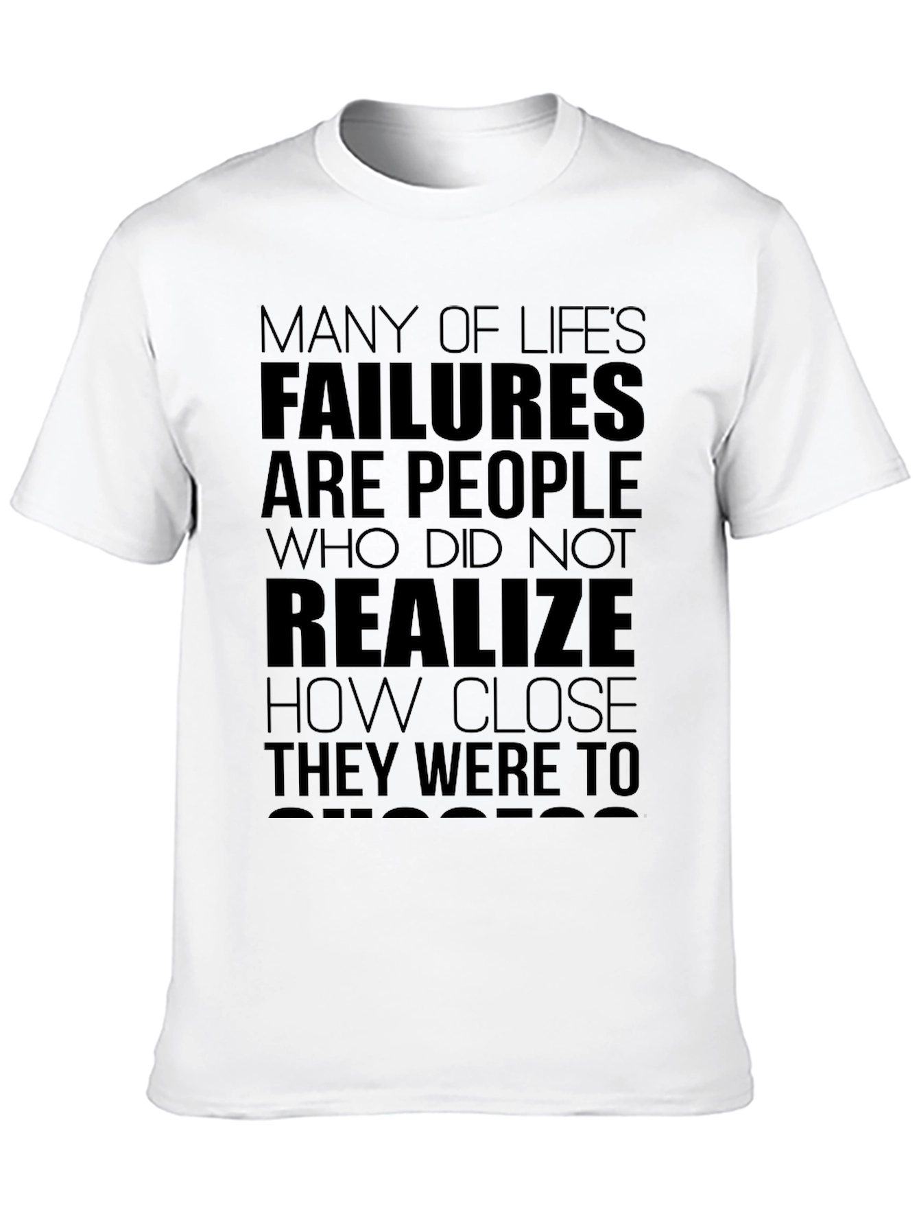 Motivational Quote T-Shirt: Dont Give Up!