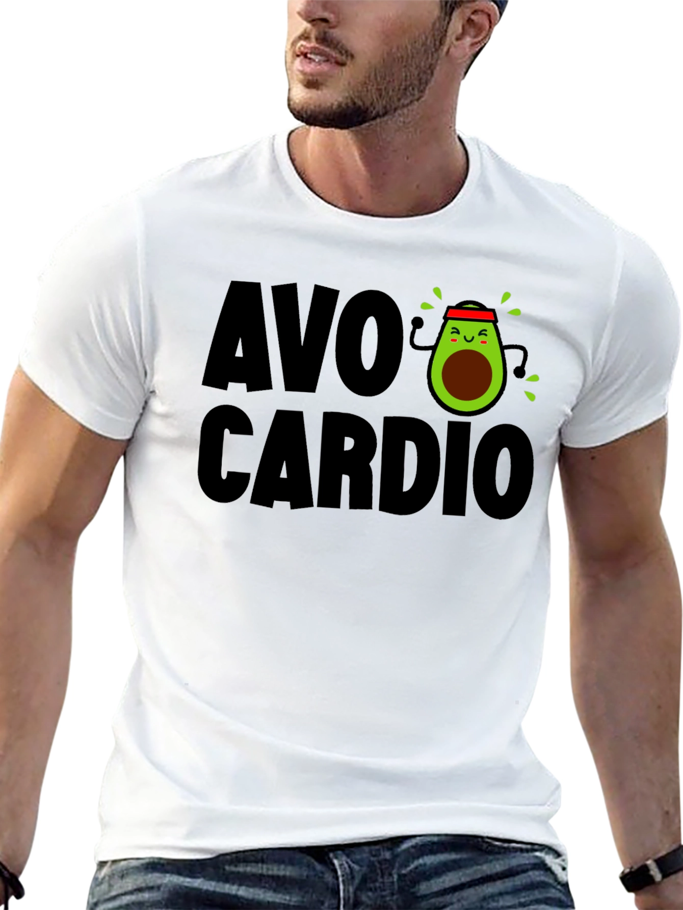 Avo Cardio Funny Workout T-Shirt