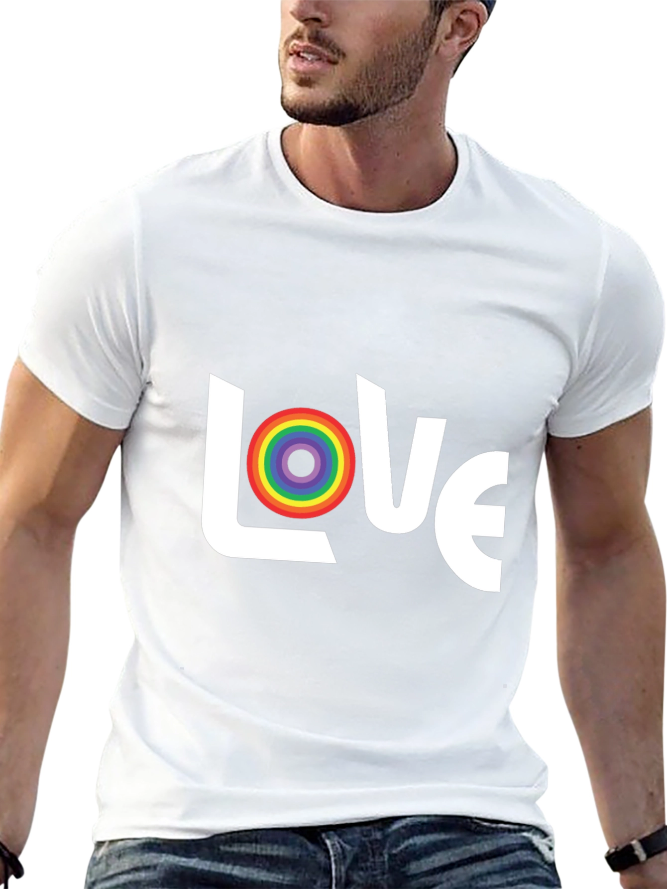 Love Rainbow Graphic T-Shirt - Pride & Equality
