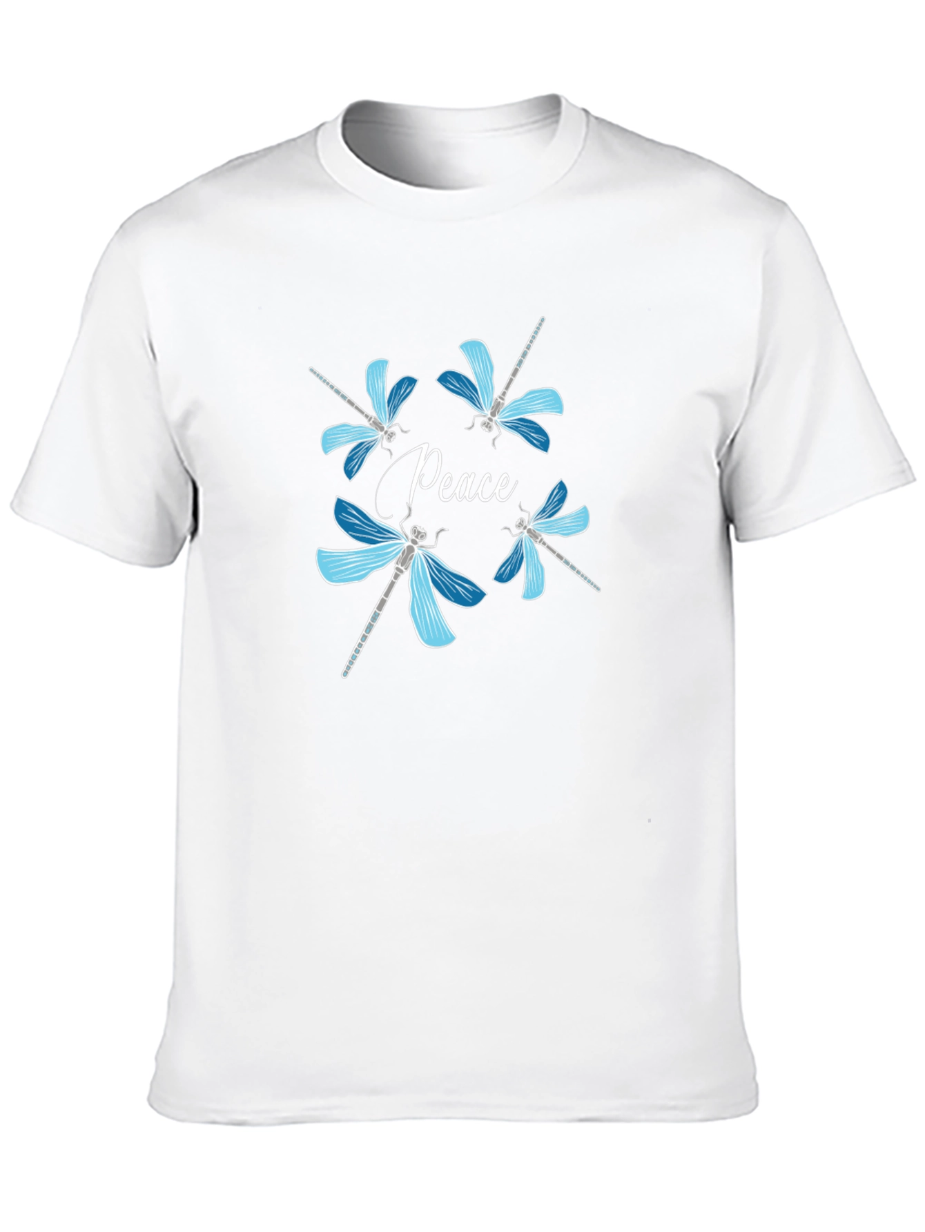 Peace Dragonfly Graphic T-Shirt