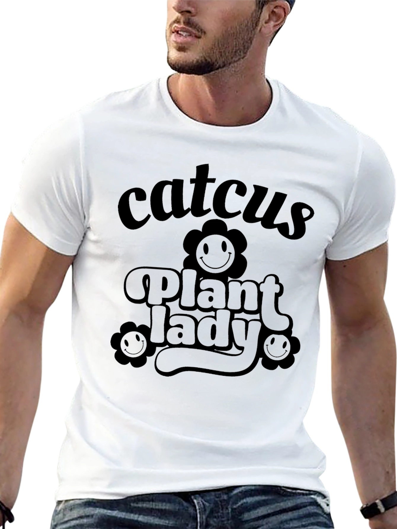 Catcus Plant Lady Funny Graphic Tee