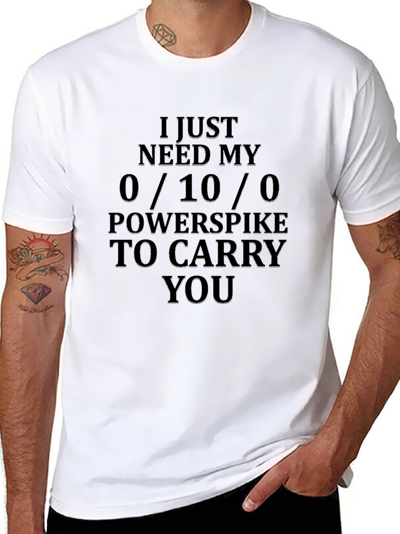 Gamer Humor T-Shirt - 0/10/0 Powerspike Carry