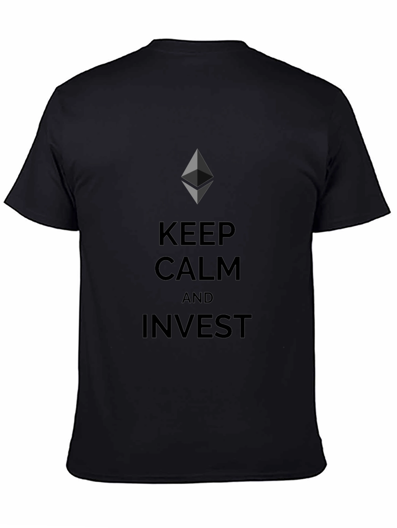 Keep Calm & Invest Black T-Shirt