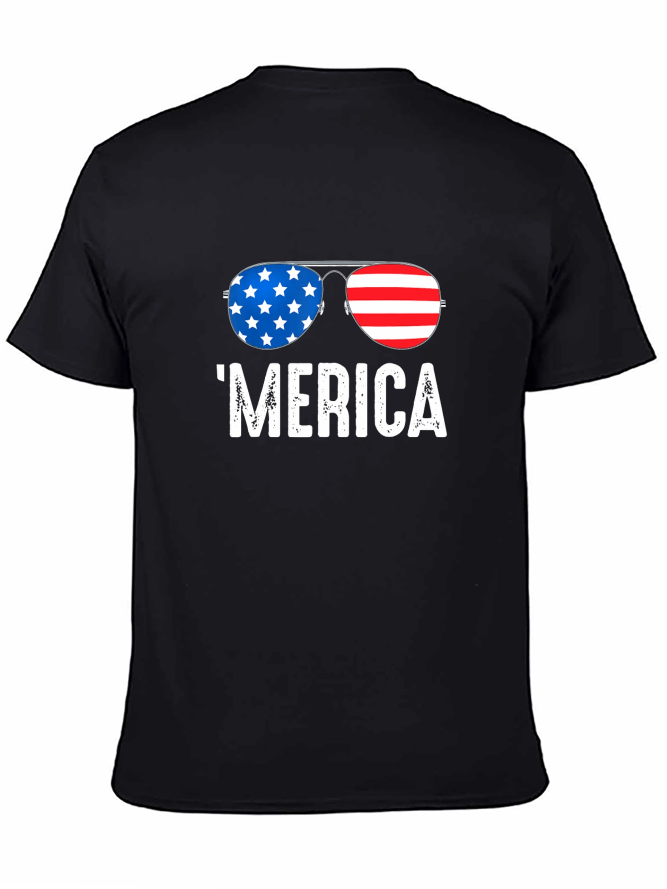 Patriotic Merica Sunglasses Graphic Tee