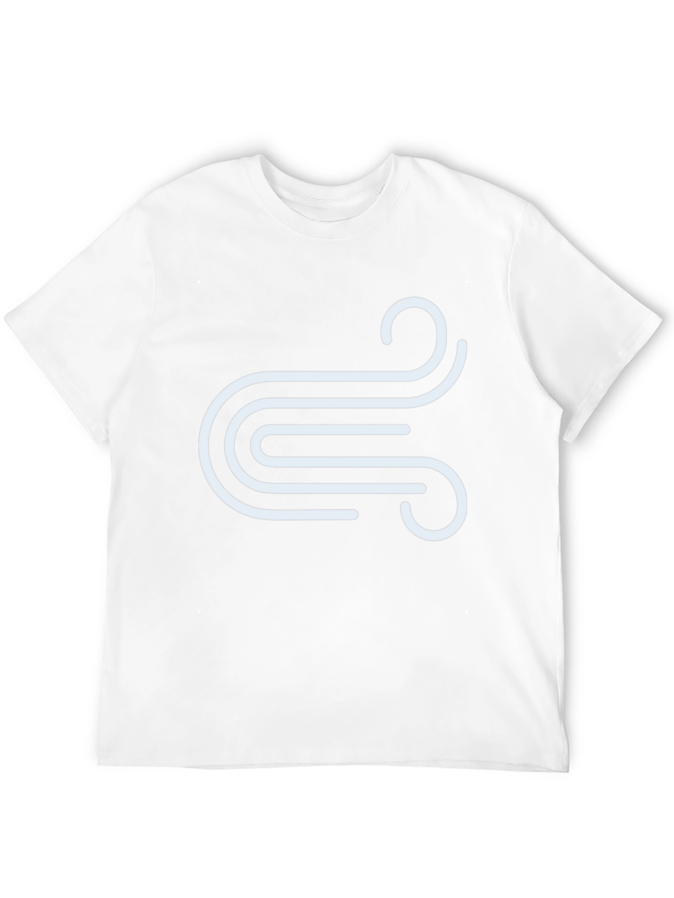 Abstract Swirl Graphic Tee - Stylish Mens T-Shirt