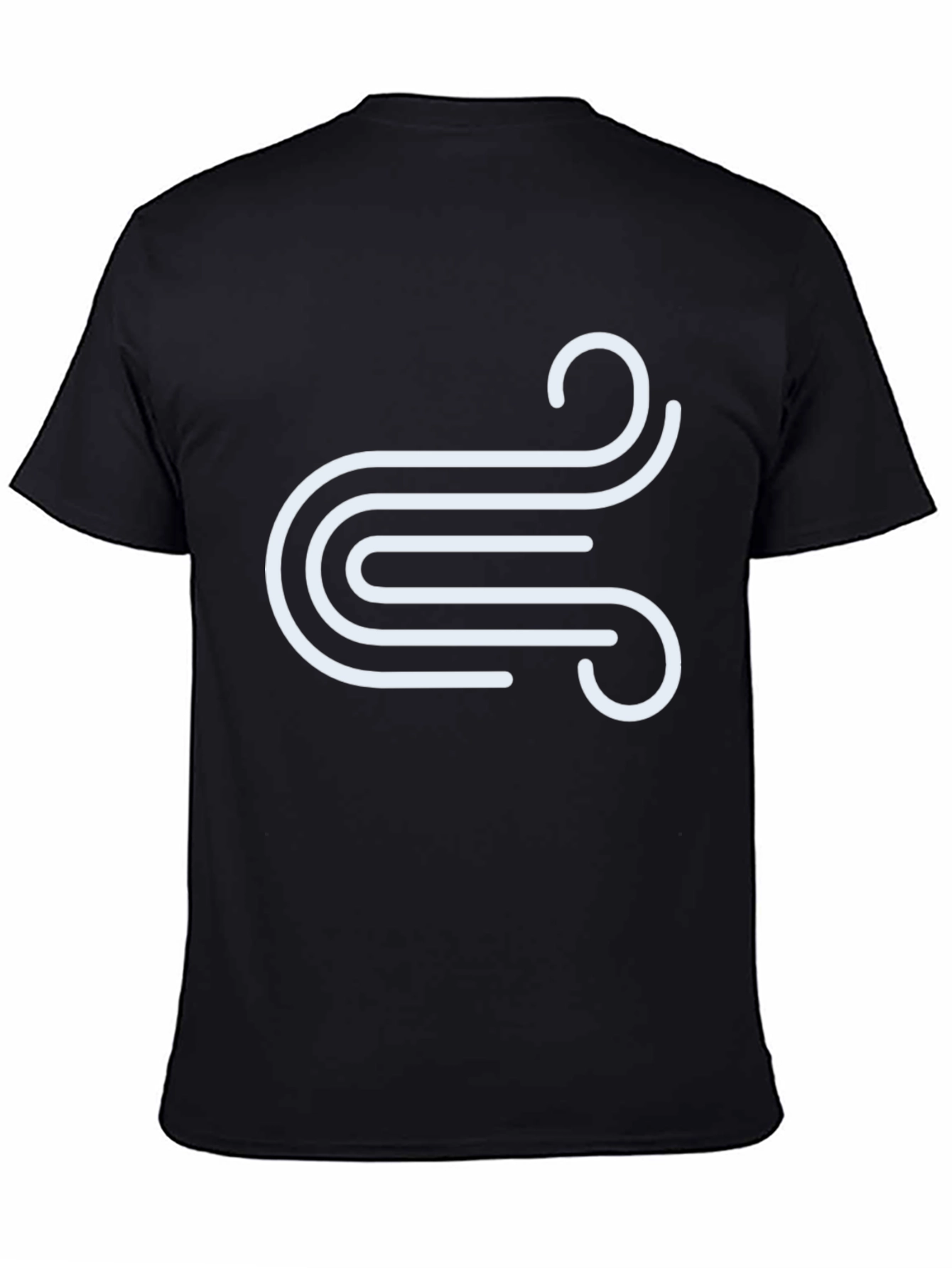 Abstract Swirl Graphic Tee - Stylish Mens T-Shirt