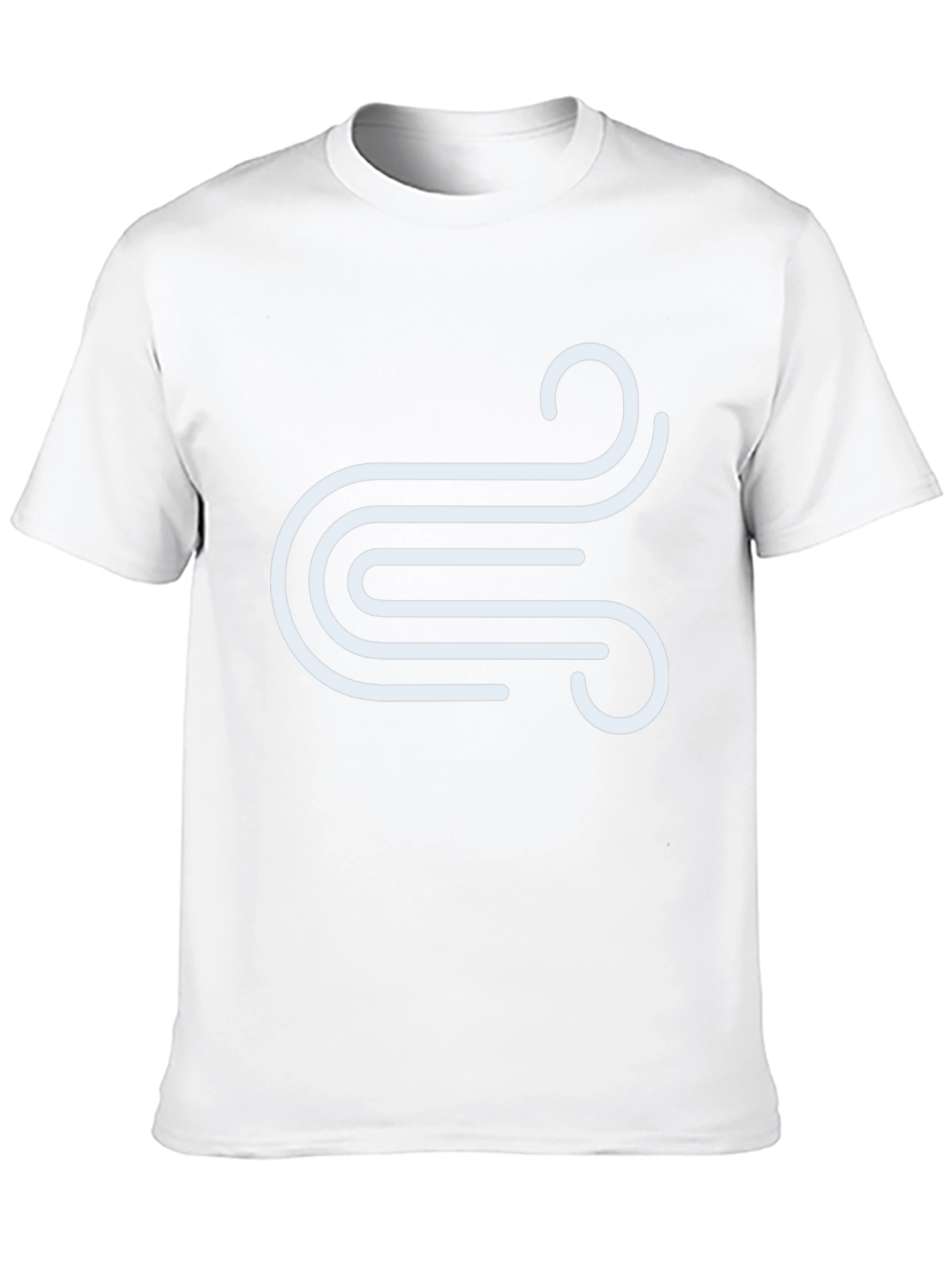 Abstract Swirl Graphic Tee - Stylish Mens T-Shirt
