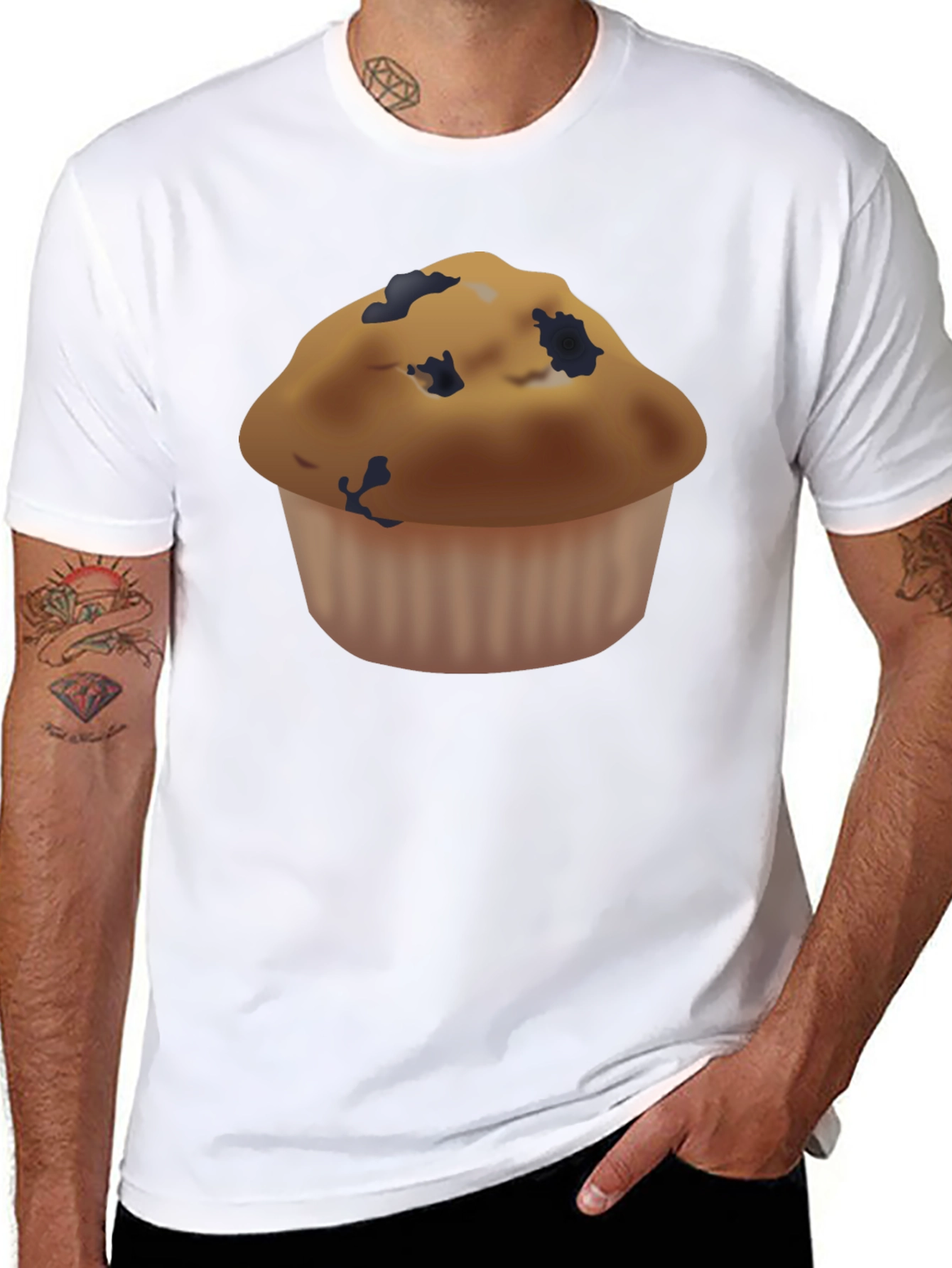 Muffin Graphic Tee - Casual Comfort