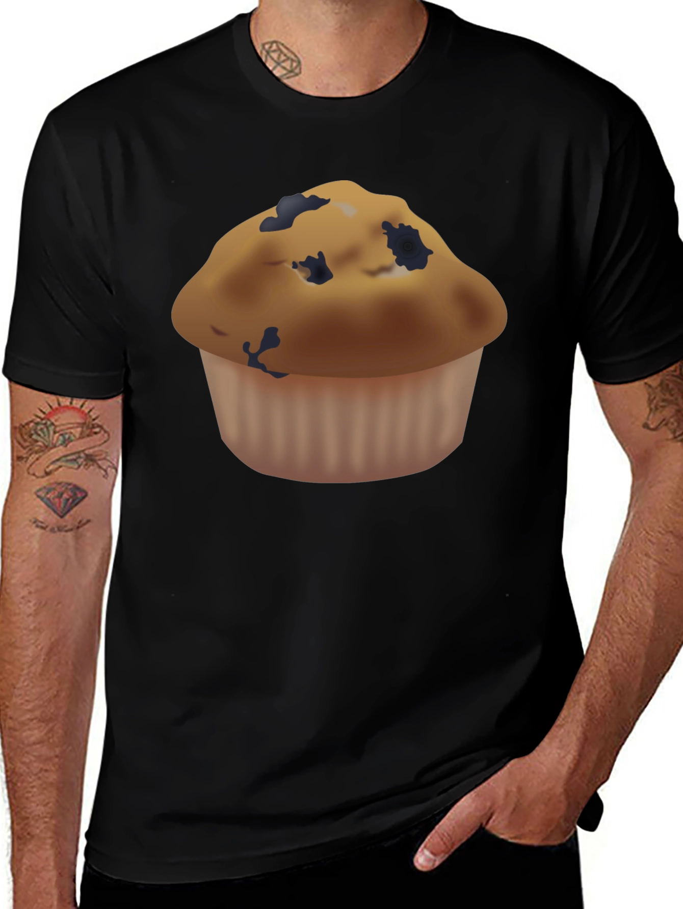 Muffin Graphic Tee - Casual Comfort