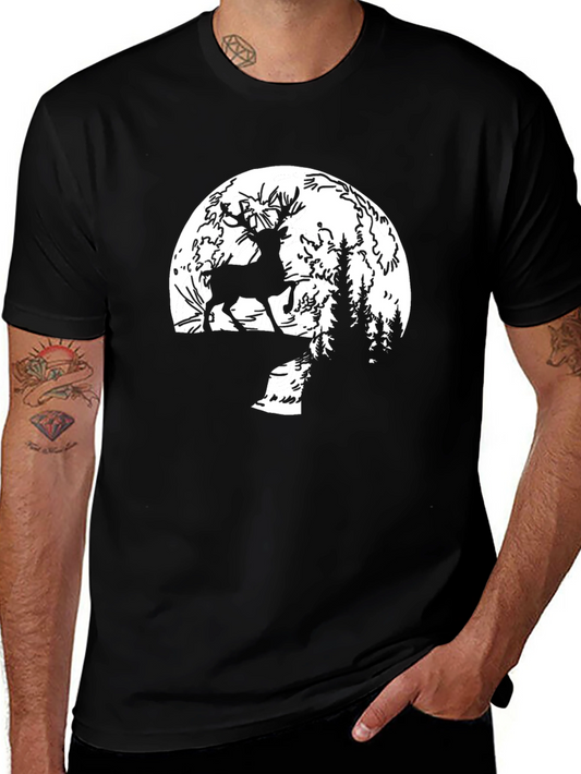 Deer Silhouette Graphic Tee