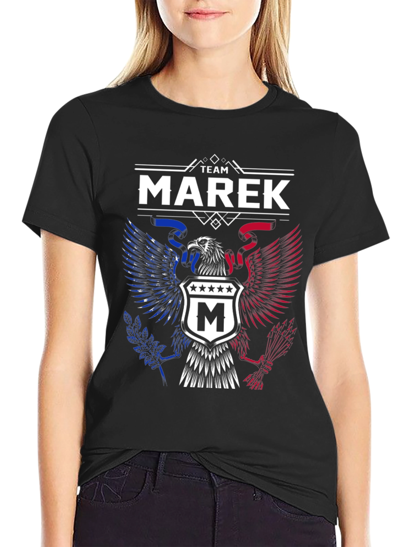 Team Marek Eagle Crest T-Shirt