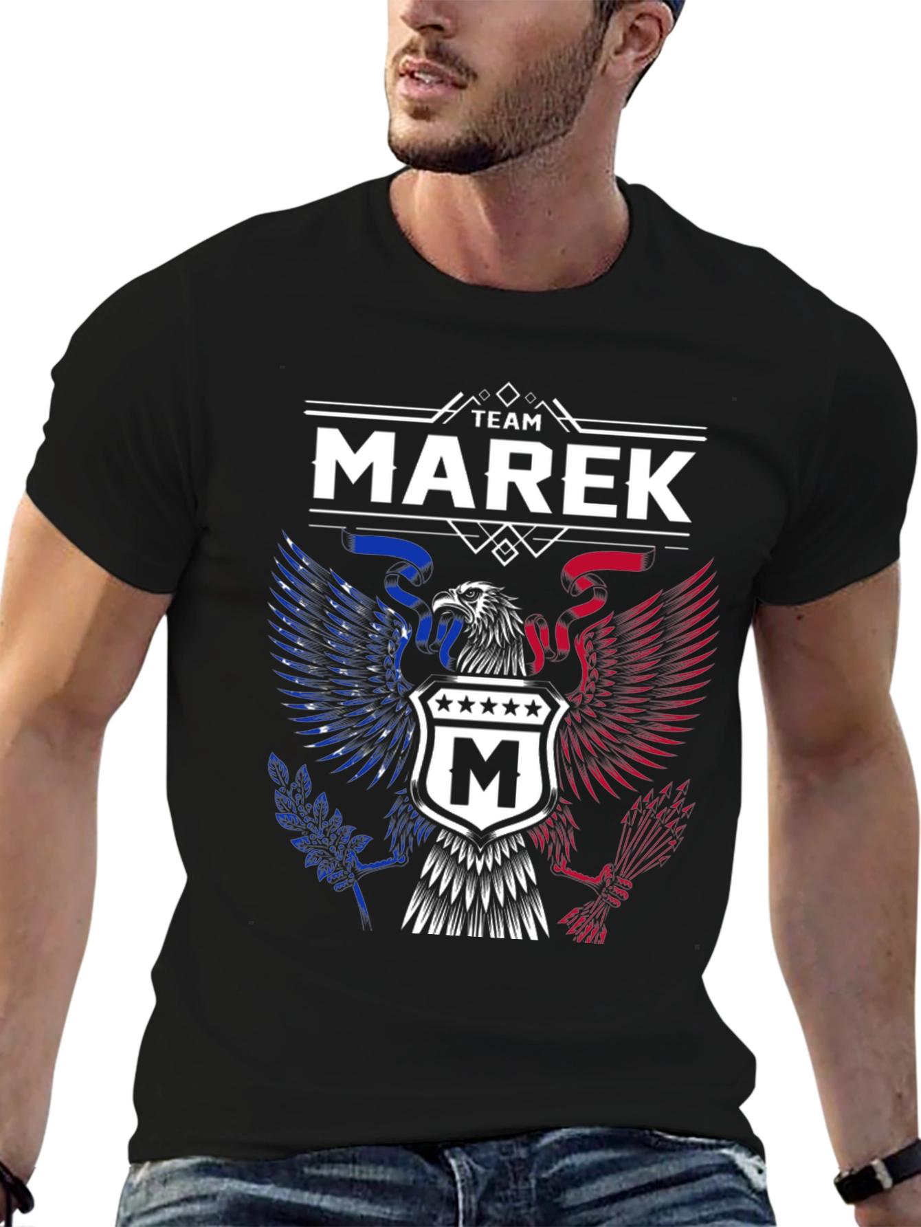Team Marek Eagle Crest T-Shirt