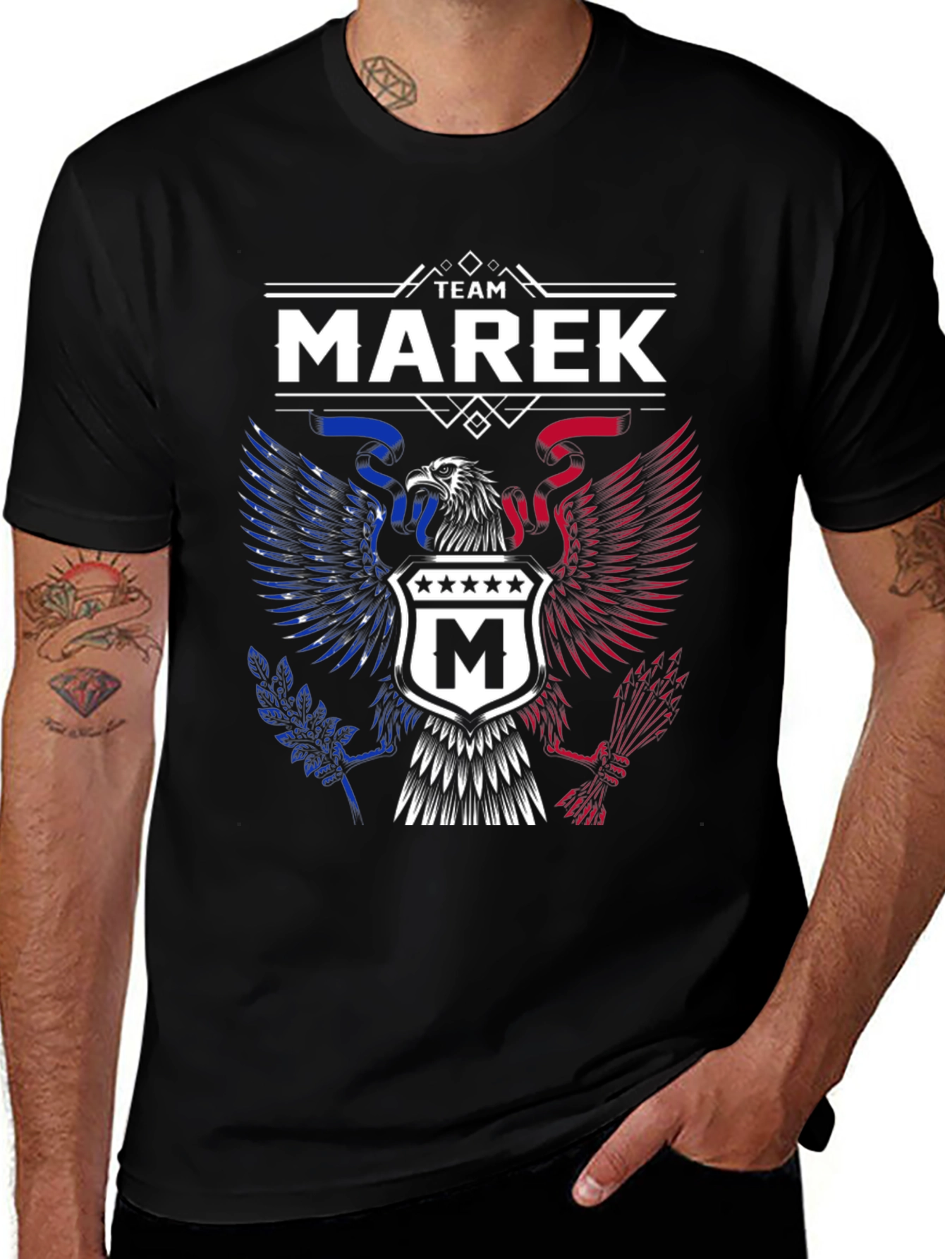 Team Marek Eagle Crest T-Shirt