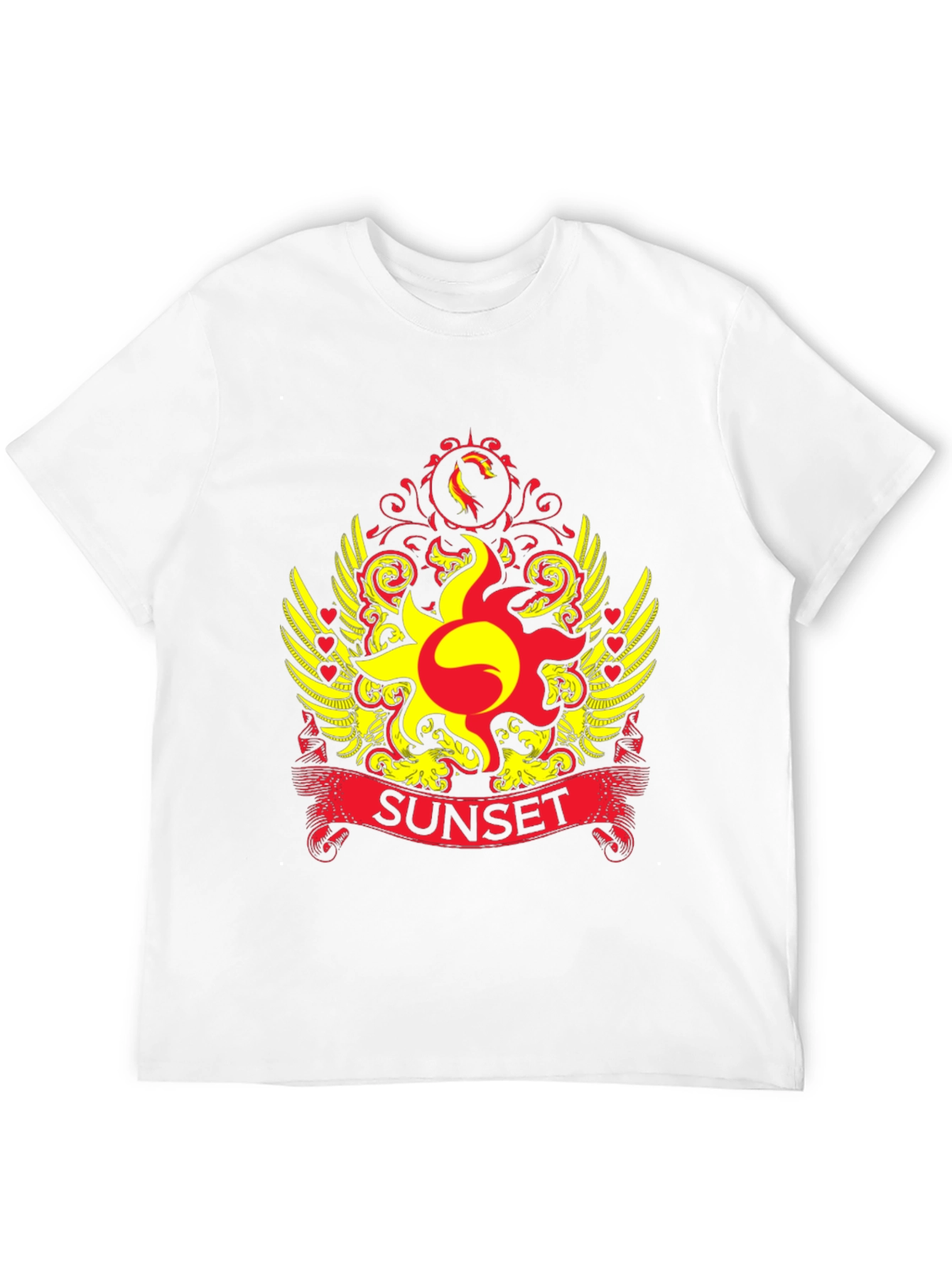 Sunset Graphic Tee - Unique Sun Design