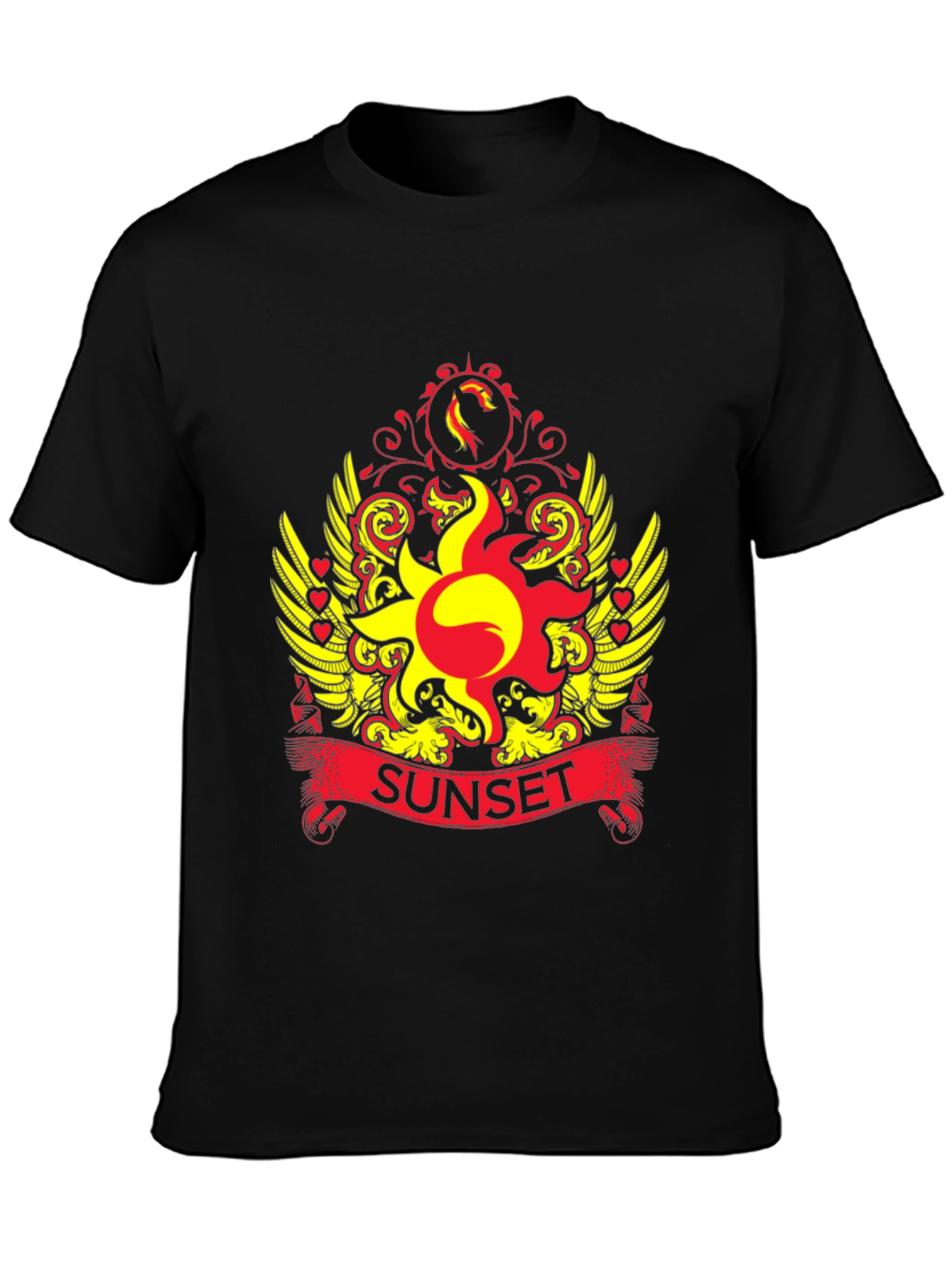 Sunset Graphic Tee - Unique Sun Design