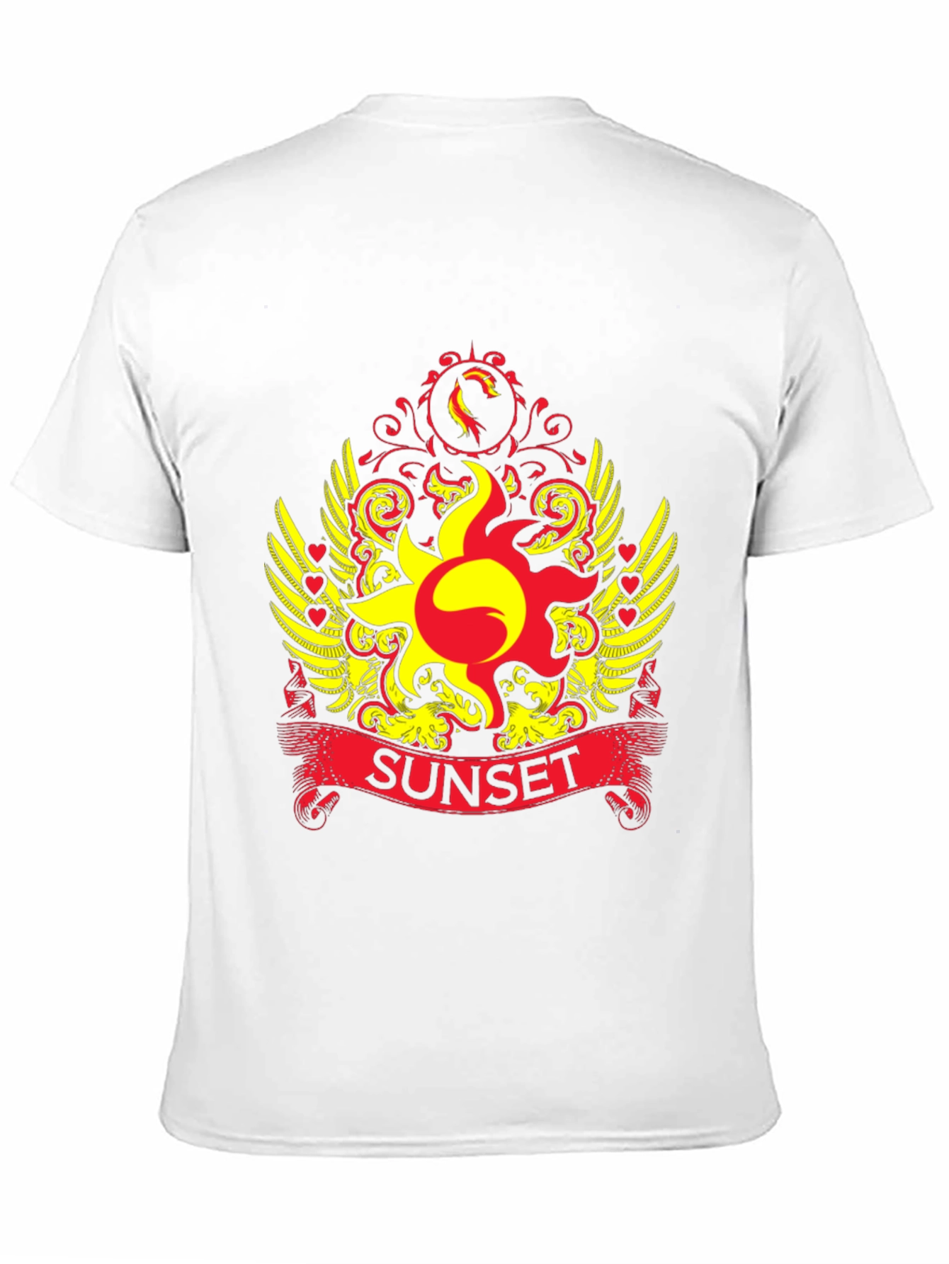 Sunset Graphic Tee - Unique Sun Design