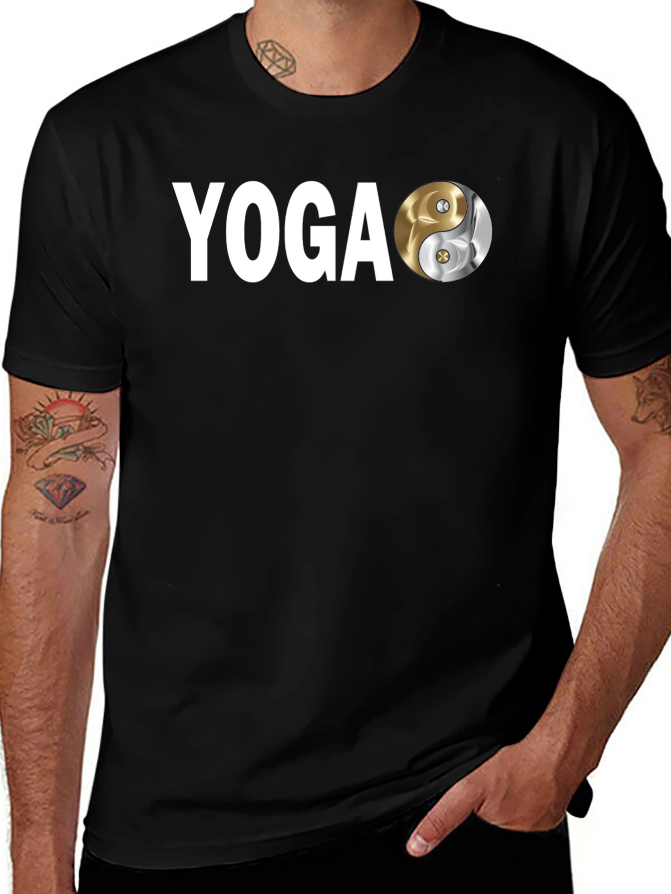 Yin Yang Yoga Graphic T-Shirt