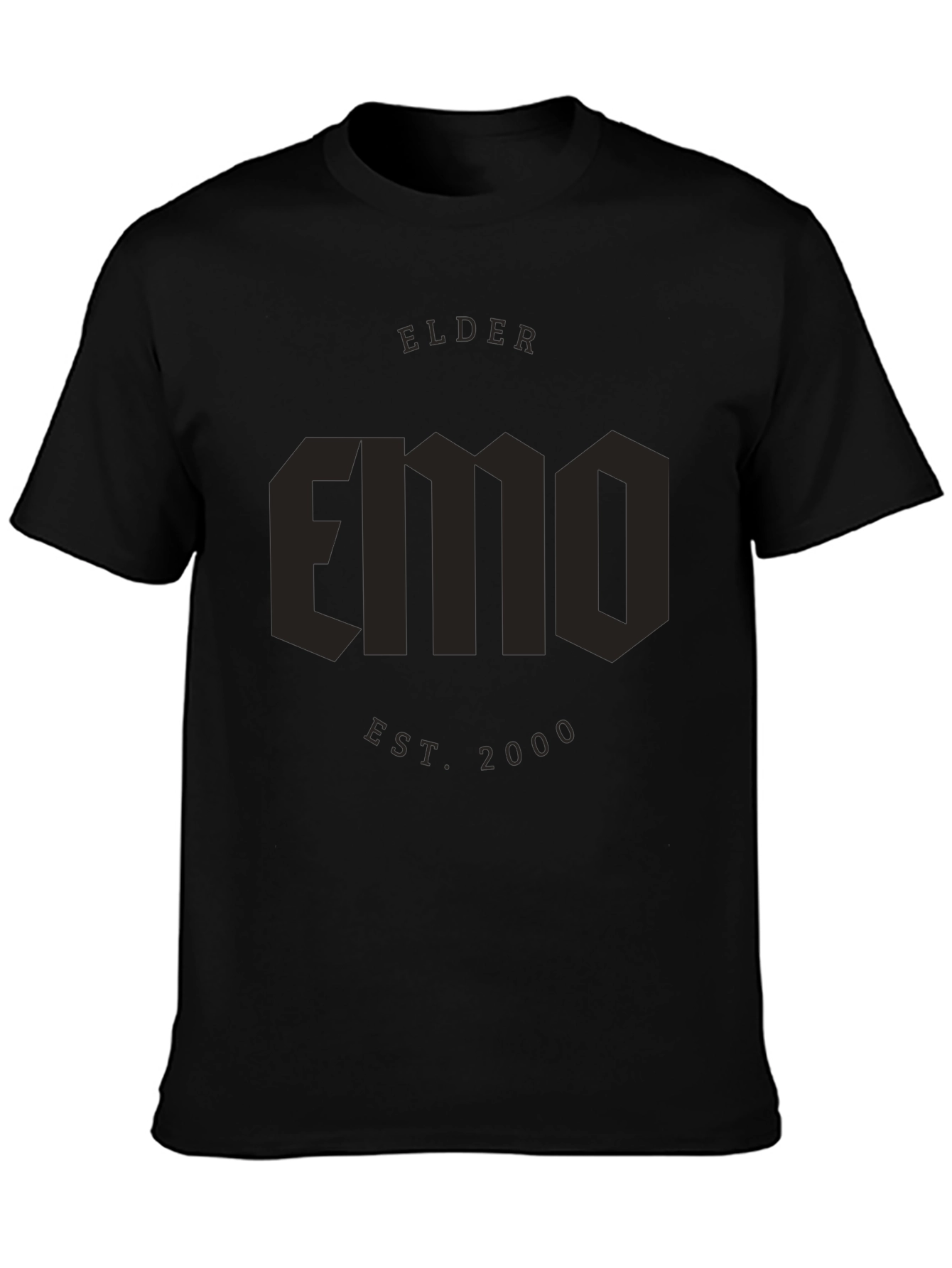 Elder Emo T-Shirt - Est. 2000 - Black