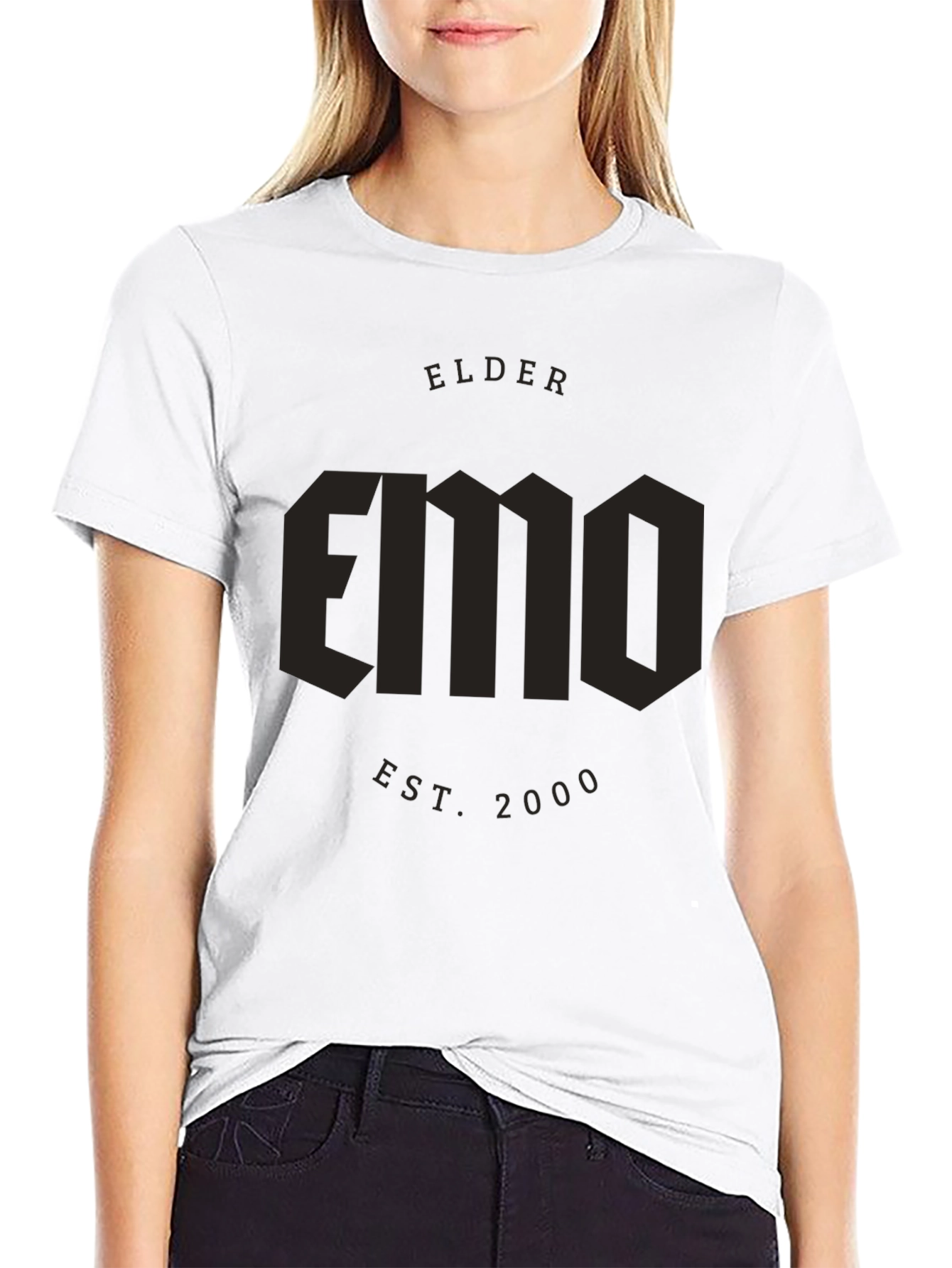 Elder Emo T-Shirt - Est. 2000 - Black