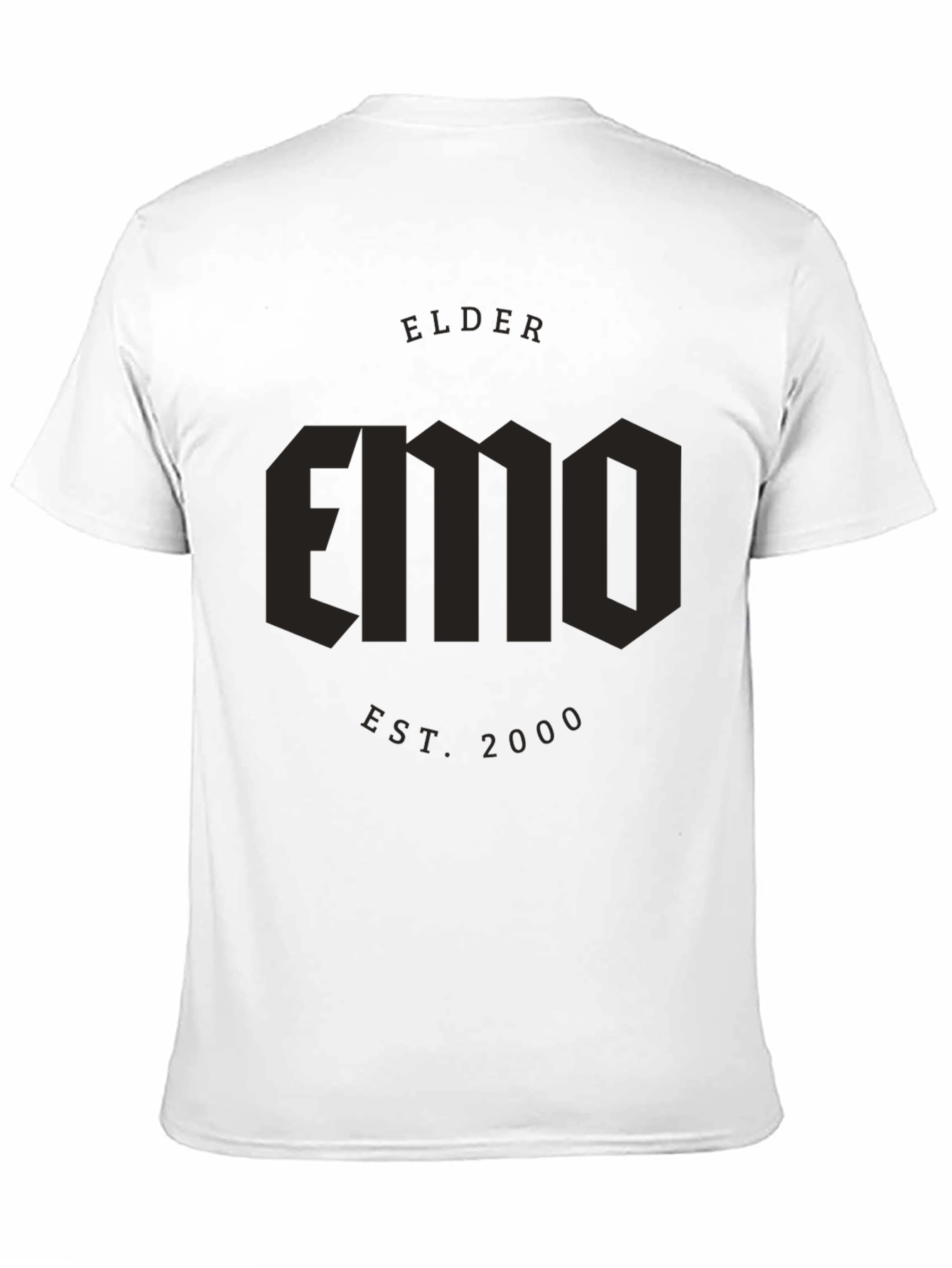 Elder Emo T-Shirt - Est. 2000 - Black