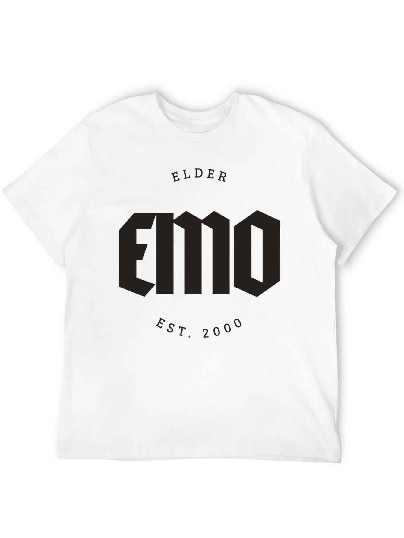 Elder Emo T-Shirt - Est. 2000 - Black