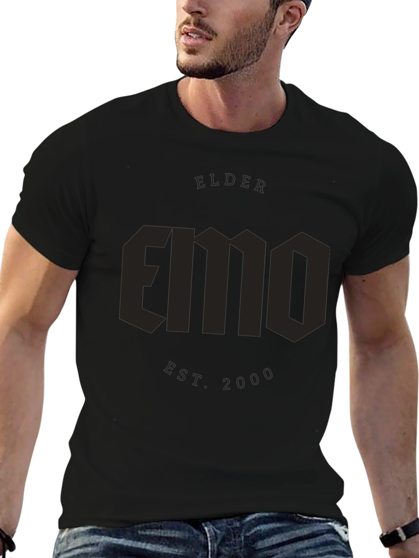 Elder Emo T-Shirt - Est. 2000 - Black