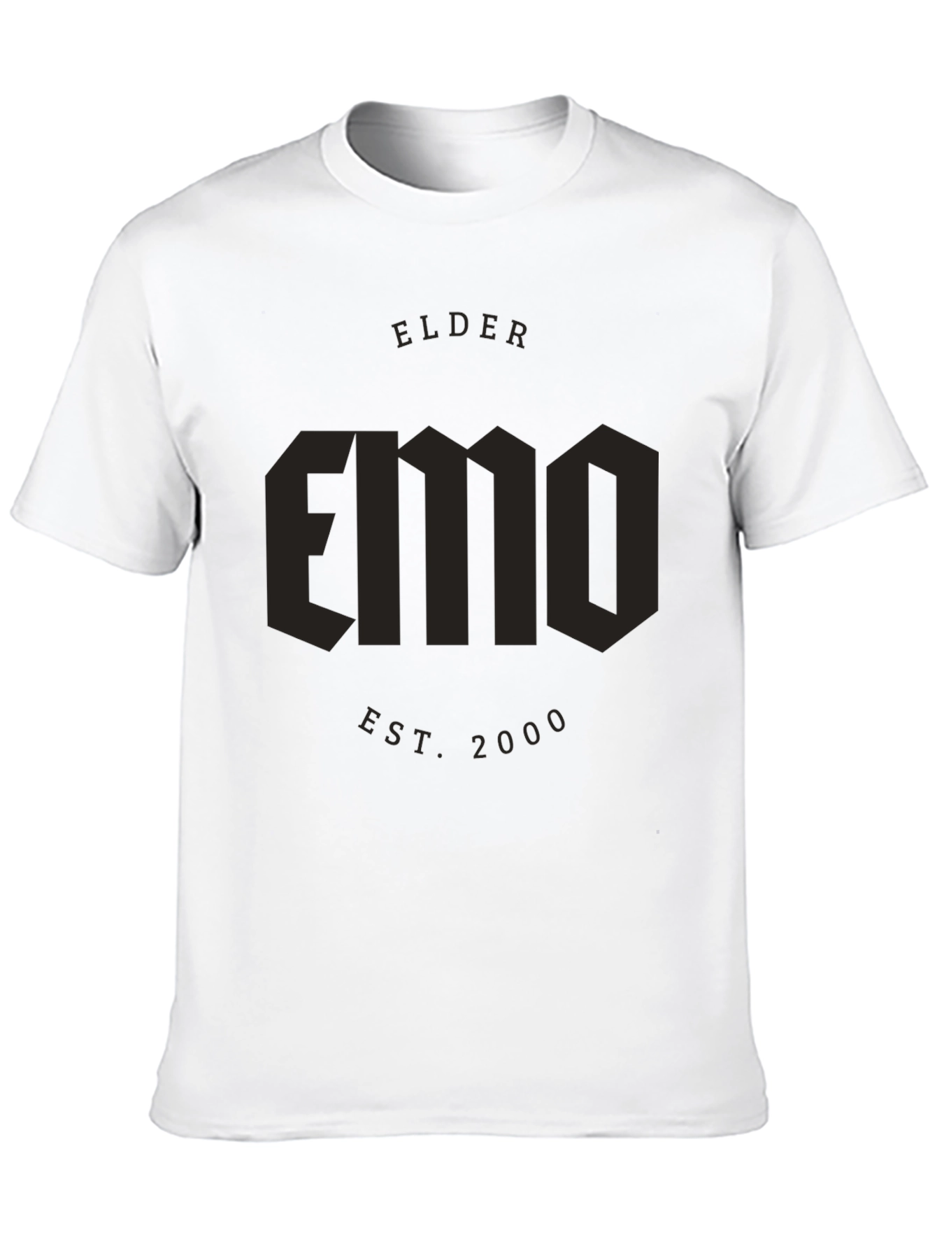 Elder Emo T-Shirt - Est. 2000 - Black