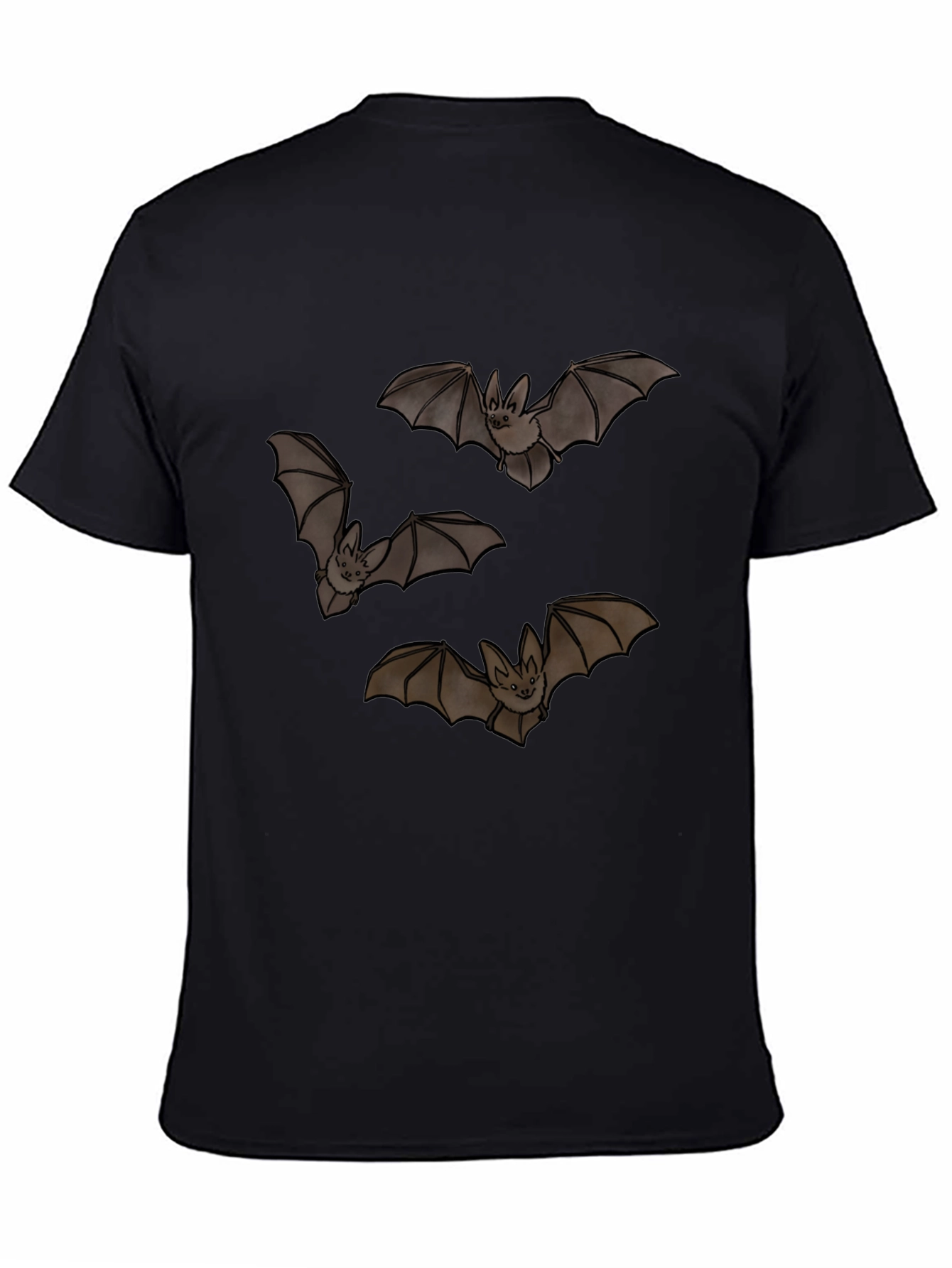 Bat Graphic Black T-Shirt