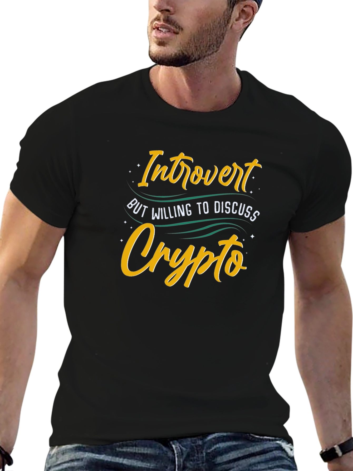 Introvert Crypto Black T-Shirt