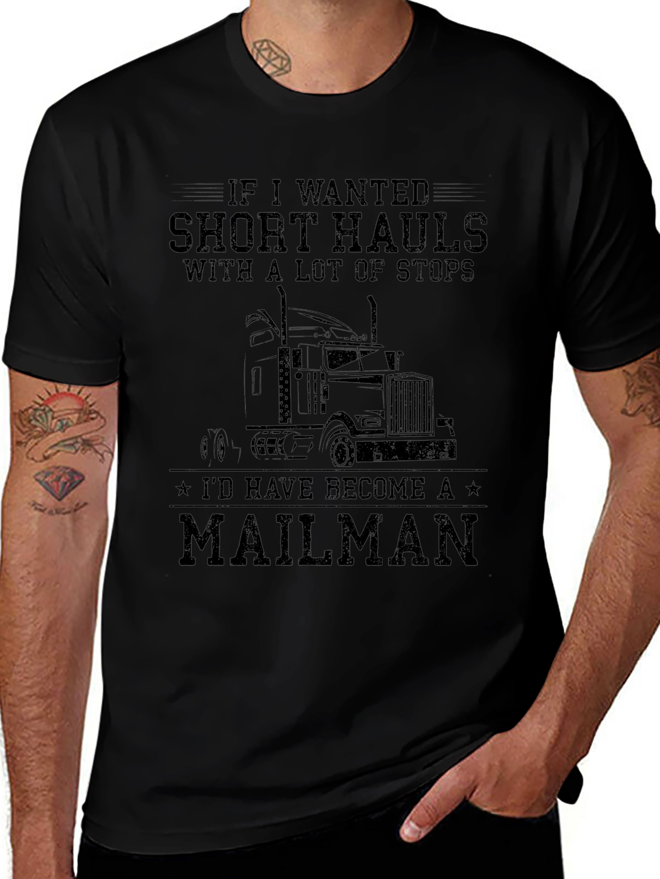 Truckers Short Hauls Graphic T-Shirt