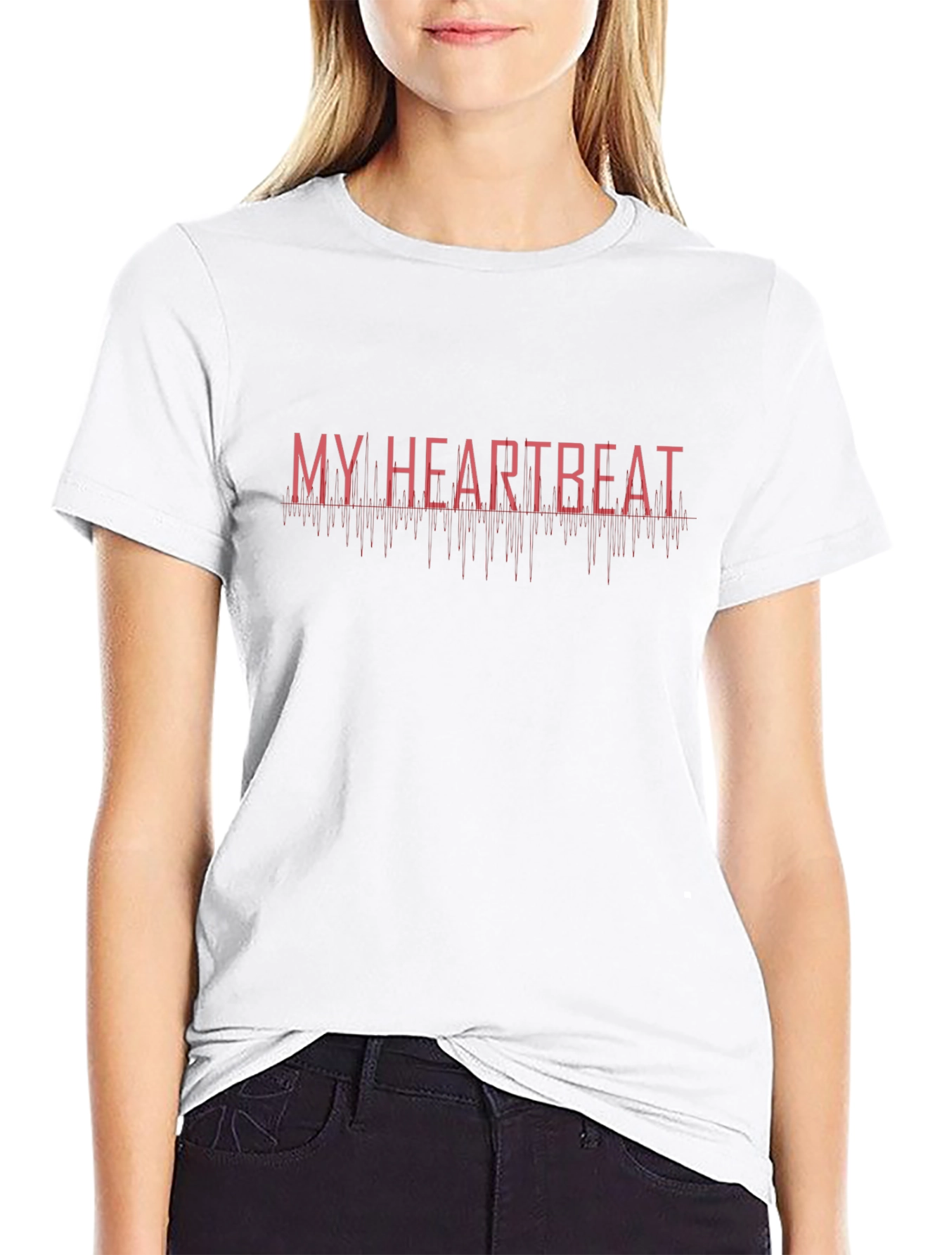 My Heartbeat Graphic Tee - Stylish Cotton T-Shirt