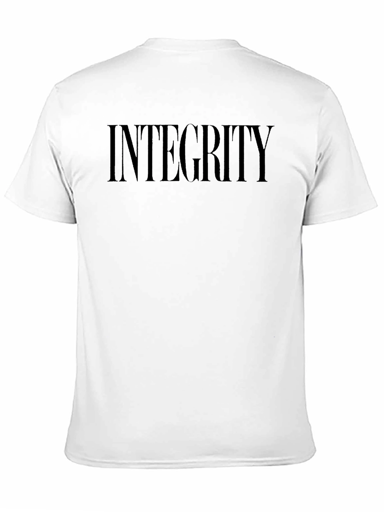 Integrity Statement Tee - Classic Fit Black T-Shirt