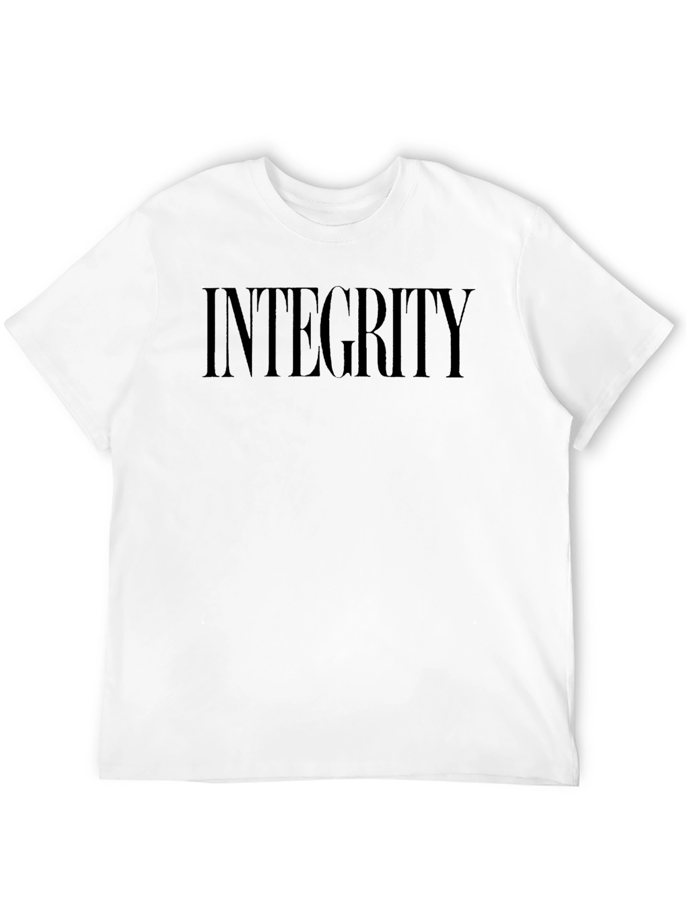 Integrity Statement Tee - Classic Fit Black T-Shirt