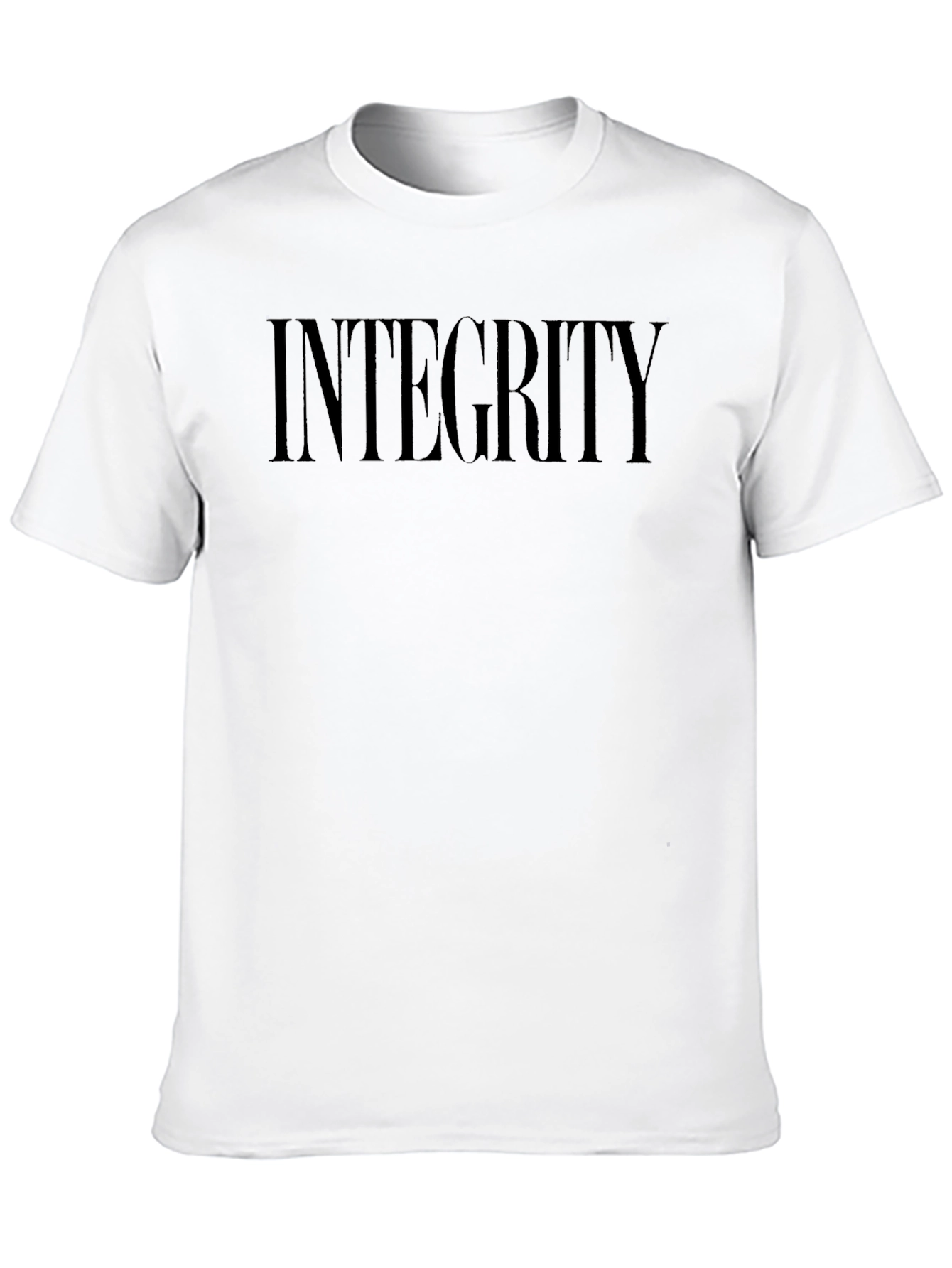 Integrity Statement Tee - Classic Fit Black T-Shirt