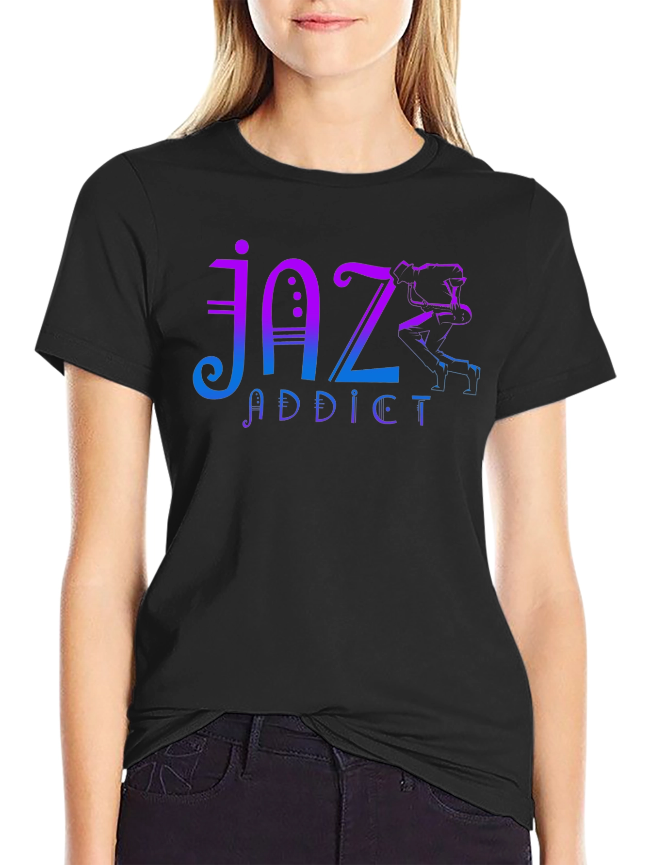 Jaz Addict T-Shirt - Unique Music Lover Tee
