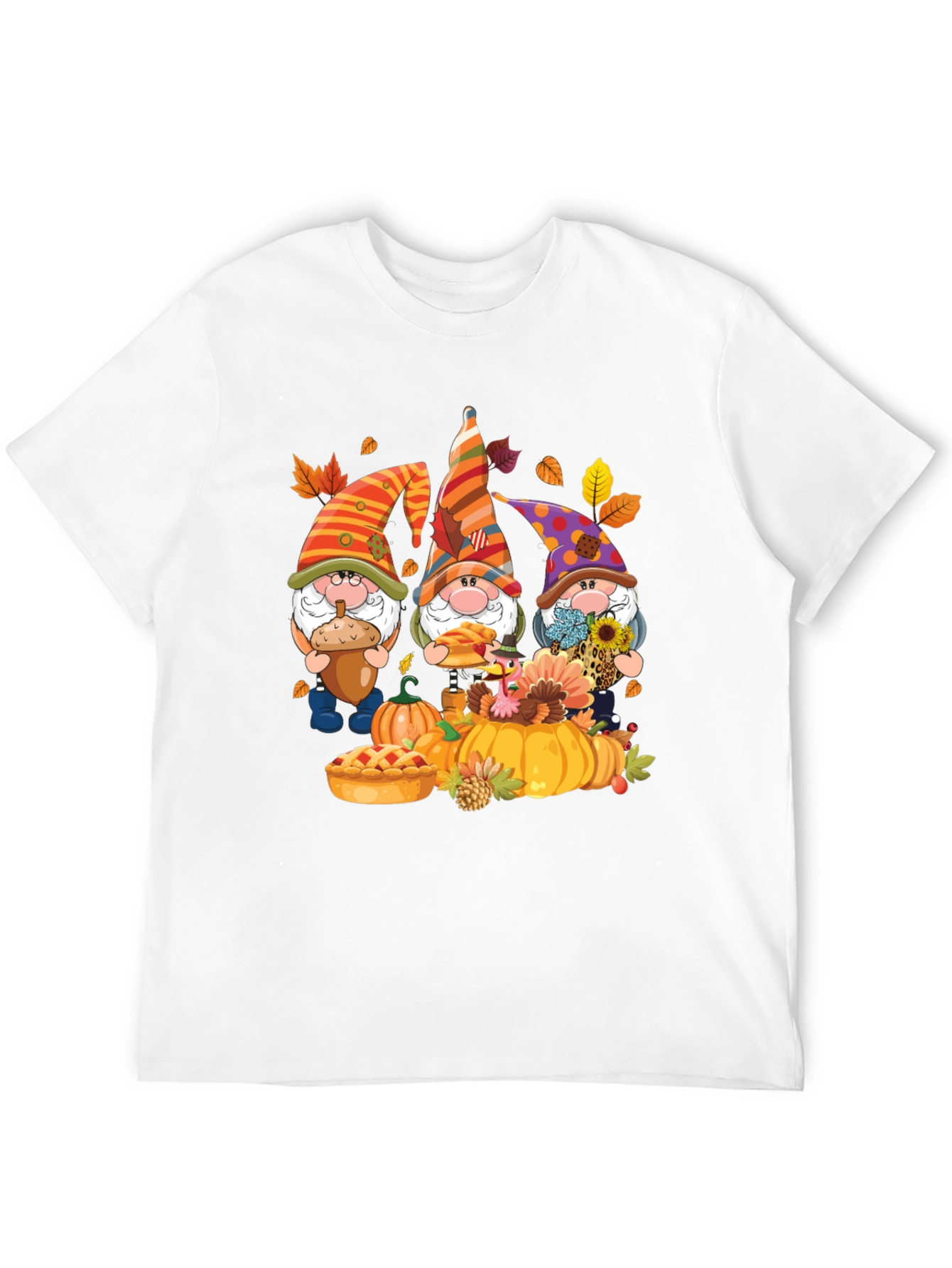 Fall Gnomes T-Shirt - Pumpkin Patch Design